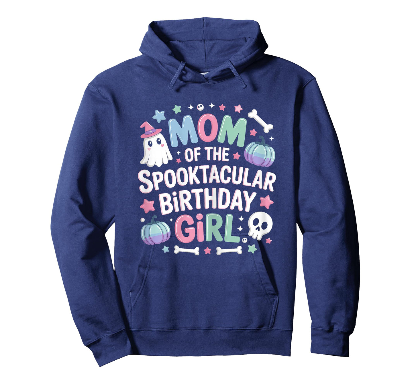 Mom of Spooktacular Birthday Girl Spooky Ghost Halloween T-Shirt