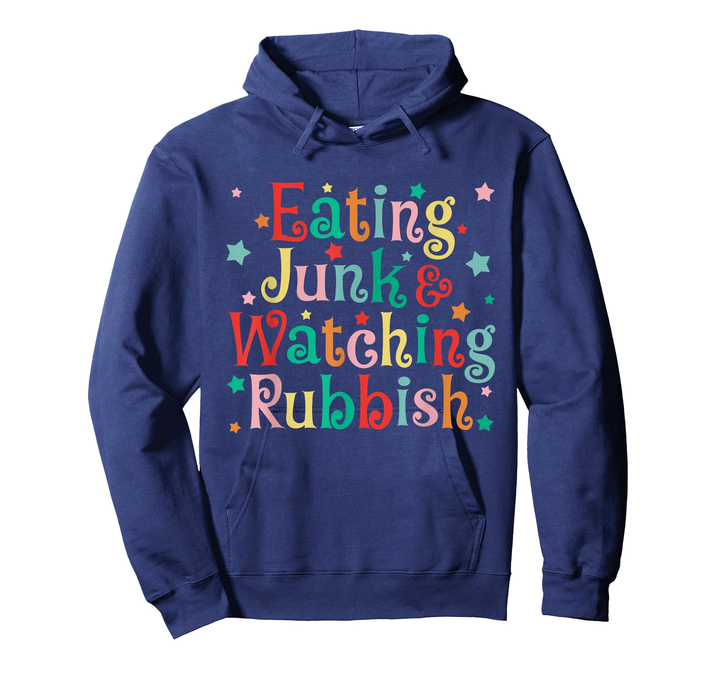 Eating Junk Xmas Food And Watching Rubbish Christmas Funny T-Shirt