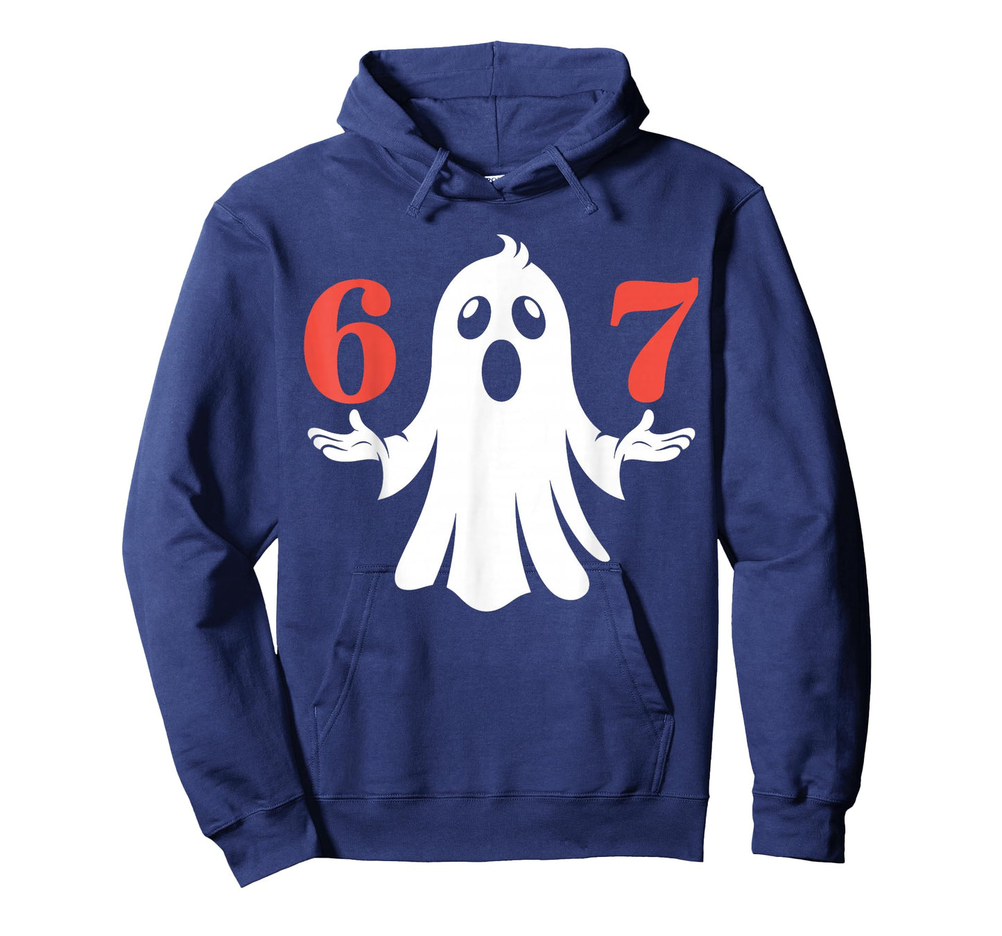 Six Seven Meme 6 7 Halloween Ghost Costume T-Shirt