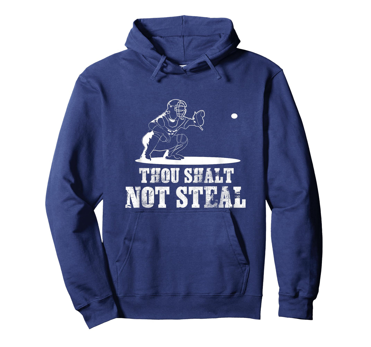 Baseball Catcher Shirt Thou Shalt Not Steal - Religious Gift T-Shirt