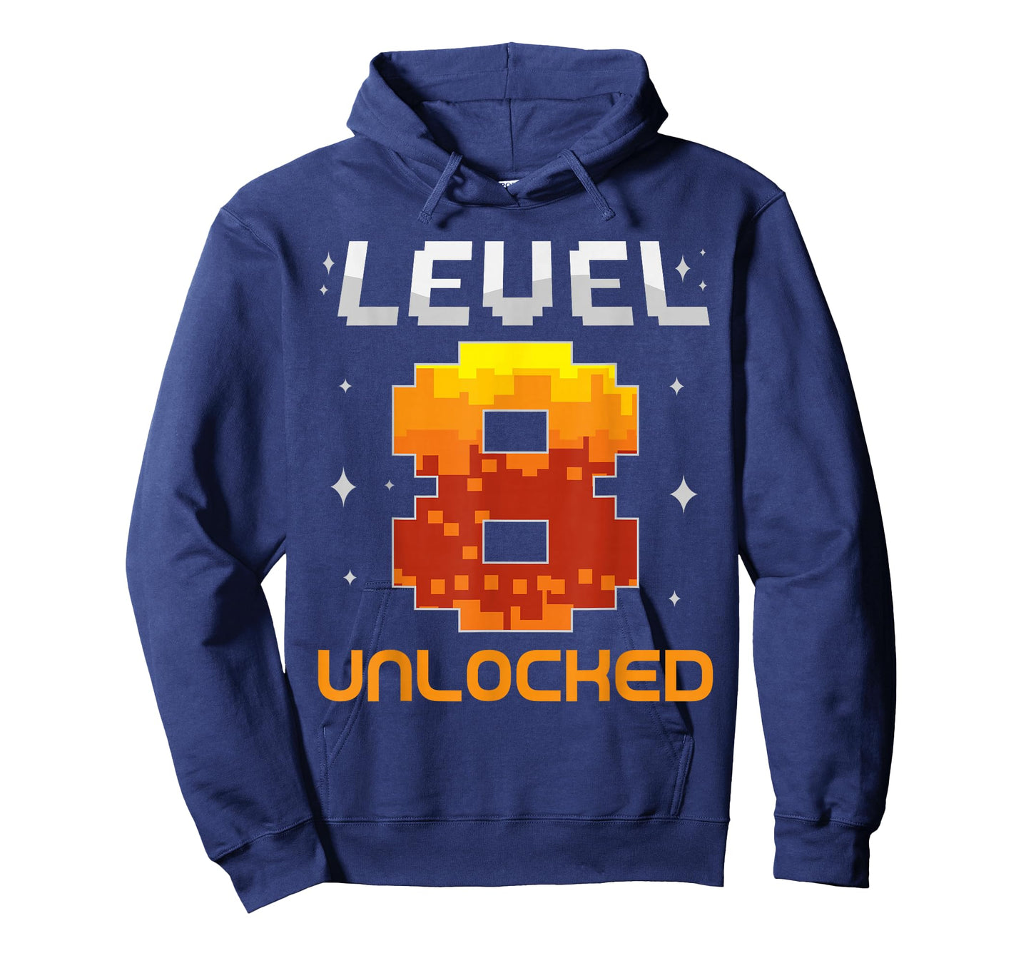 Level 8 Unlocked 8th Birthday Eight Years Old Gamer Gaming T-Shirt