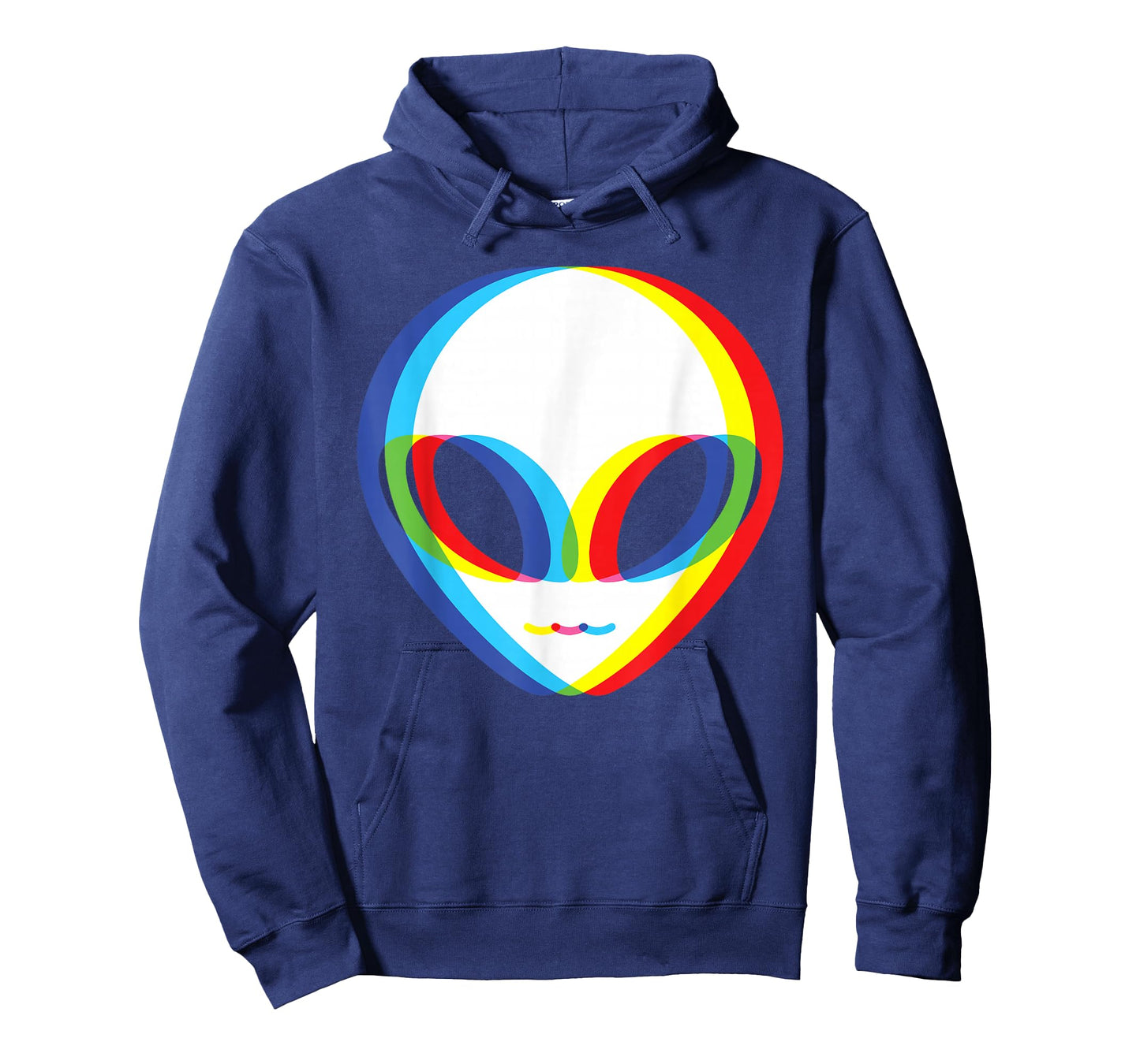 Alien Head Glitch UFO Alien Lover T-Shirt