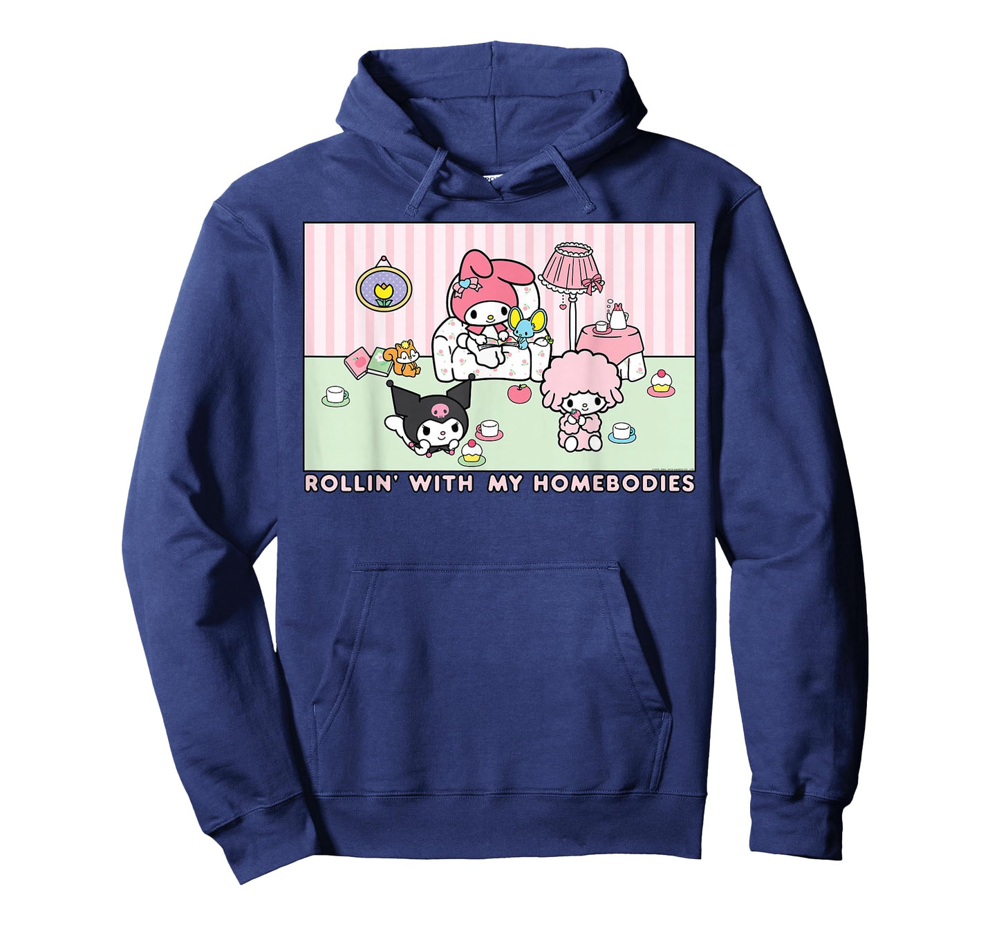 My Melody and Kuromi Rollin with My Homebodies T-Shirt Small