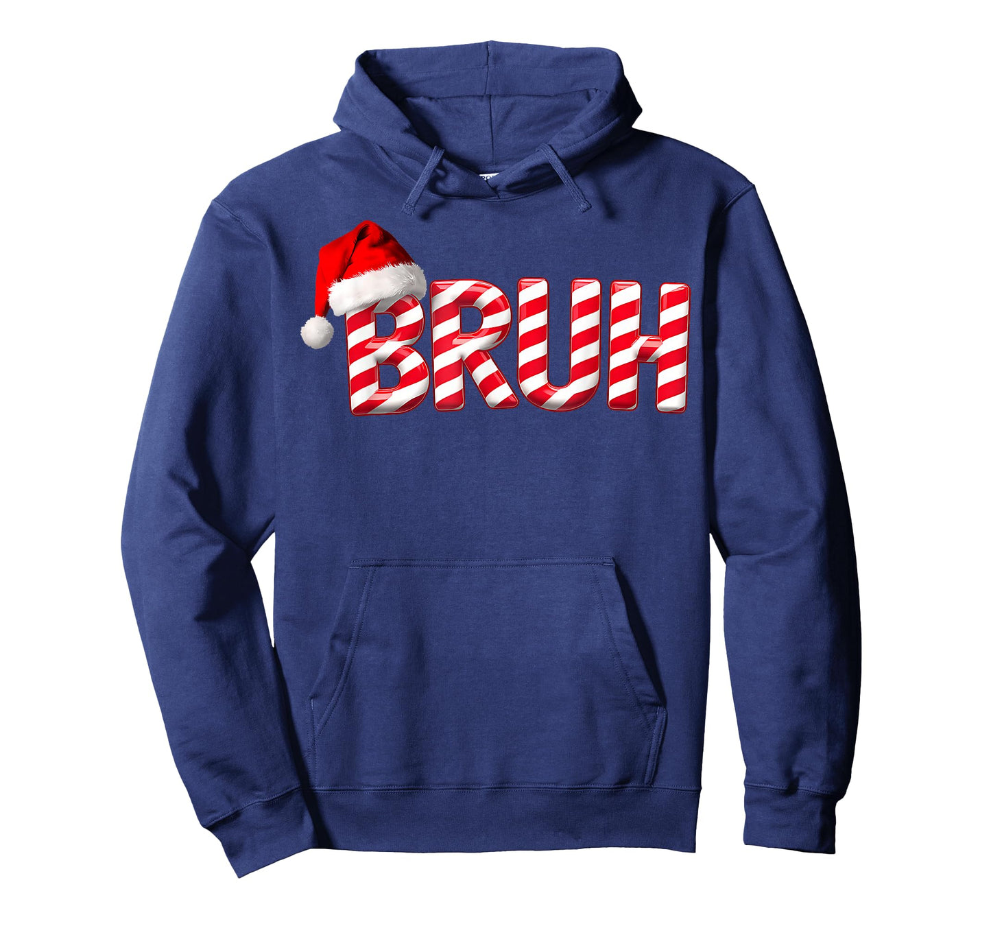 Bruh Christmas Candy Cane for Teen Boys Funny Xmas Bruh T-Shirt
