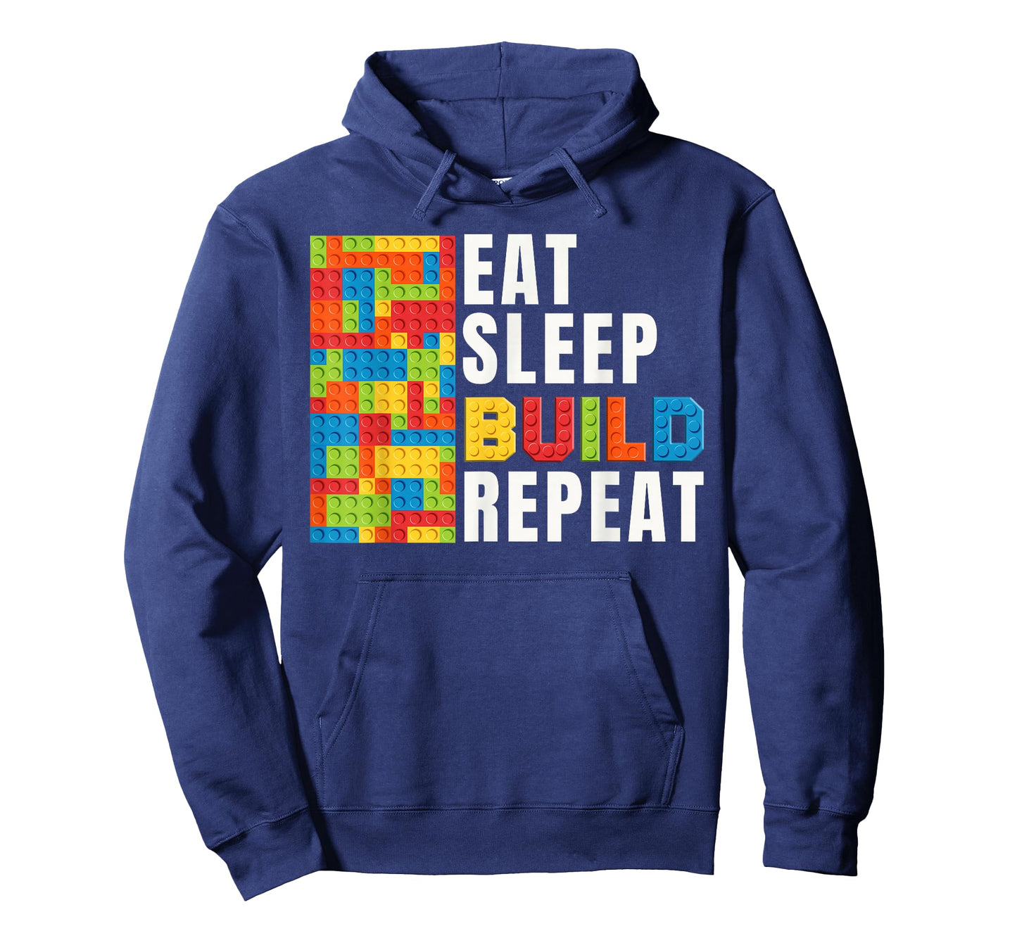 Brick Builder Eat sleep Build repeat Master Builder T-Shirt