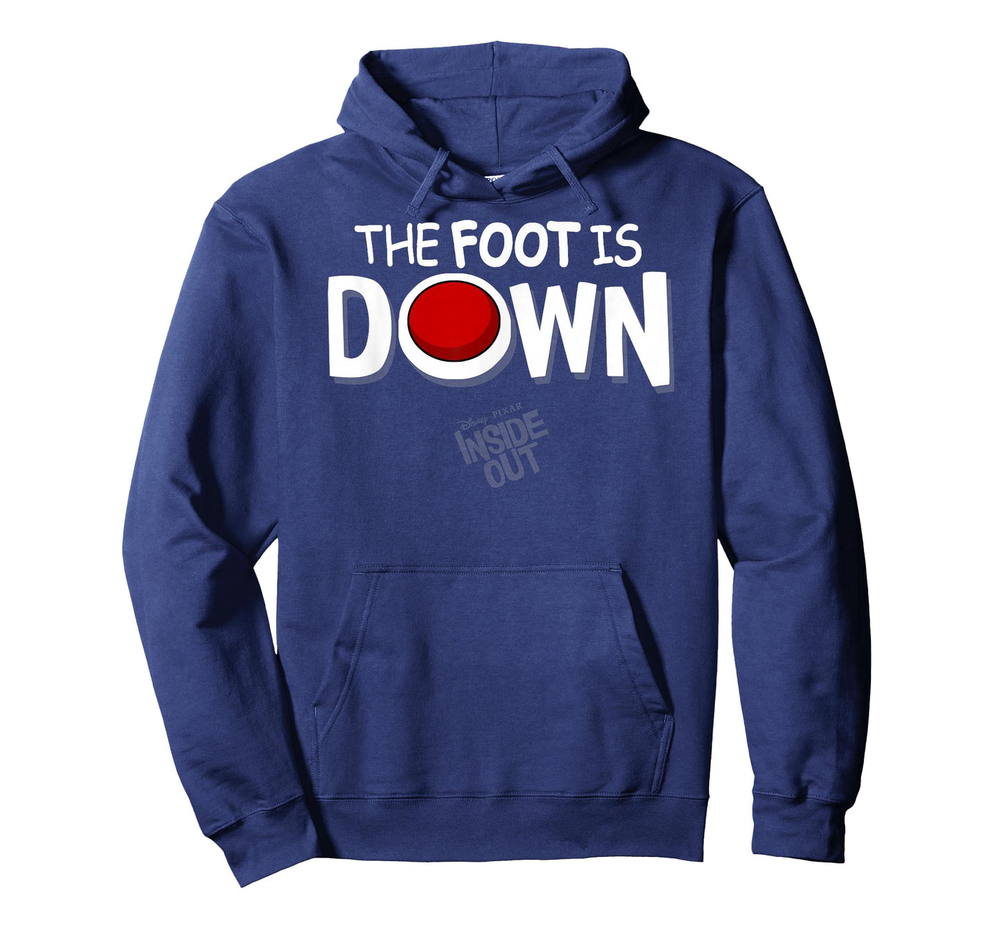 Disney Pixar Inside Out The Foot Is Down Text Logo T-Shirt