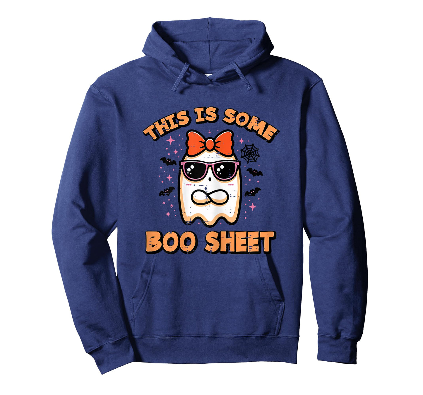 Halloween Ghost Bow Boo Sheet Funny Costume Pun Women Teens T-Shirt