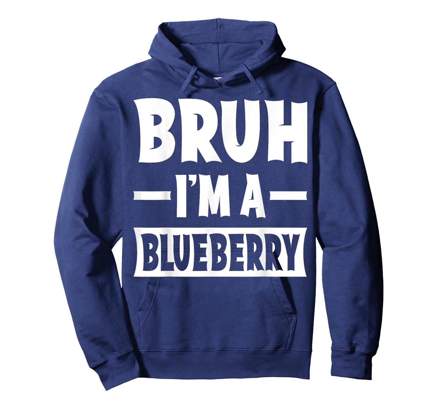 Bruh I'm A Blueberry Funny Lazy Halloween Costume Party T-Shirt