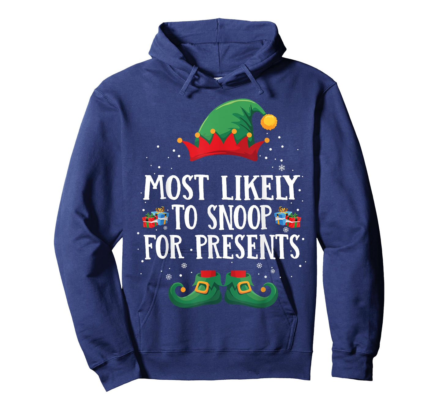 Most Likely To Snoop For Presents Matching Christmas Elf T-Shirt