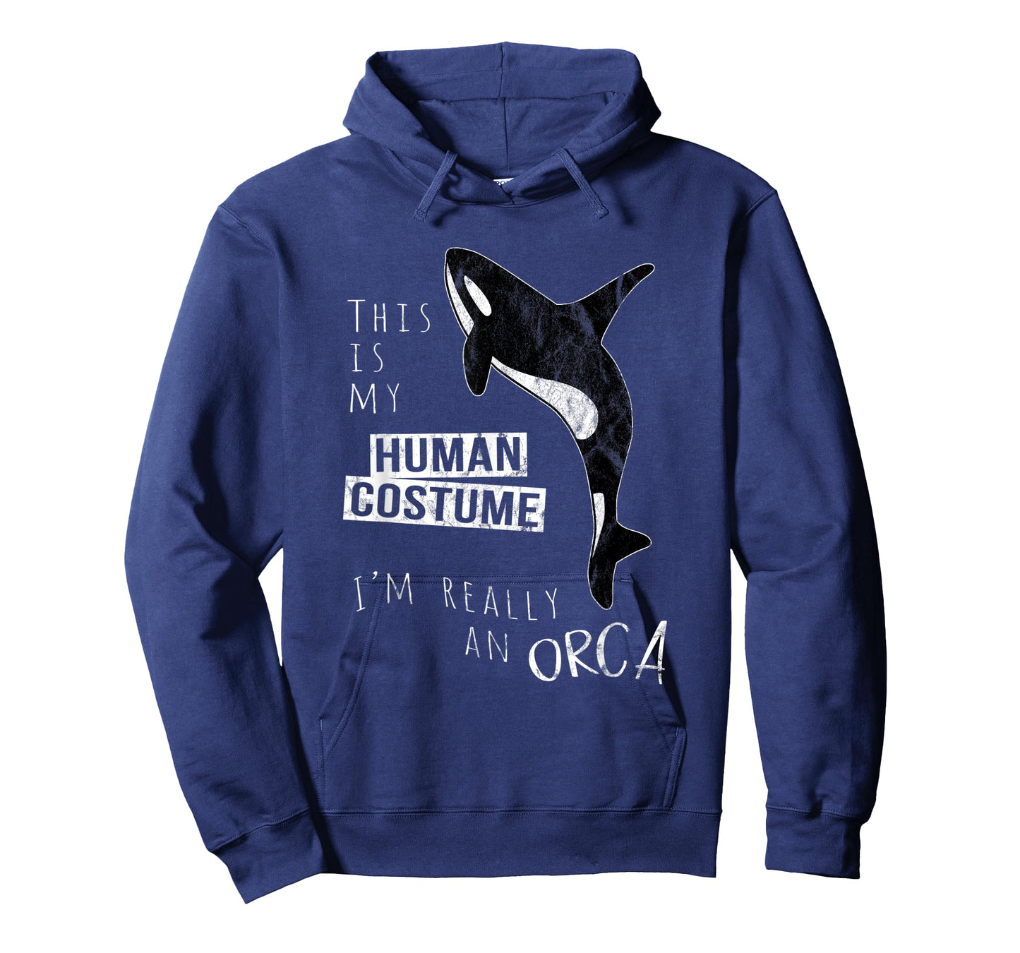 My Human Costume I'm Really An Orca Whale Silhouette T-Shirt
