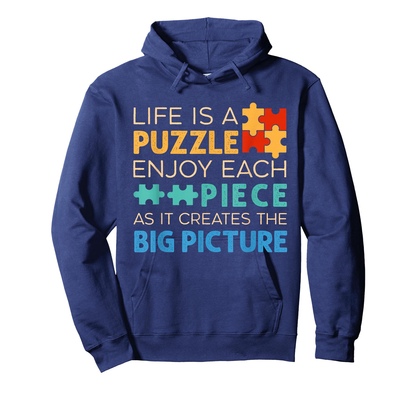 Life Is Puzzle Enjoy Each Piece | Jigsaw Puzzle Lover T-Shirt