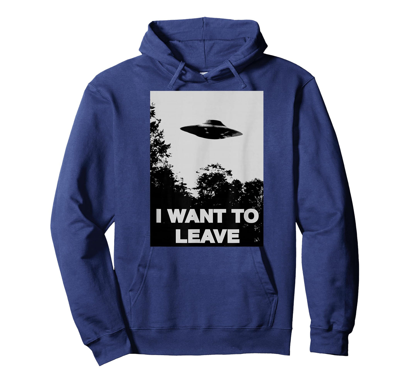 I WANT TO LEAVE UFO Cult Mulder Inspired Alien Tee T-Shirt