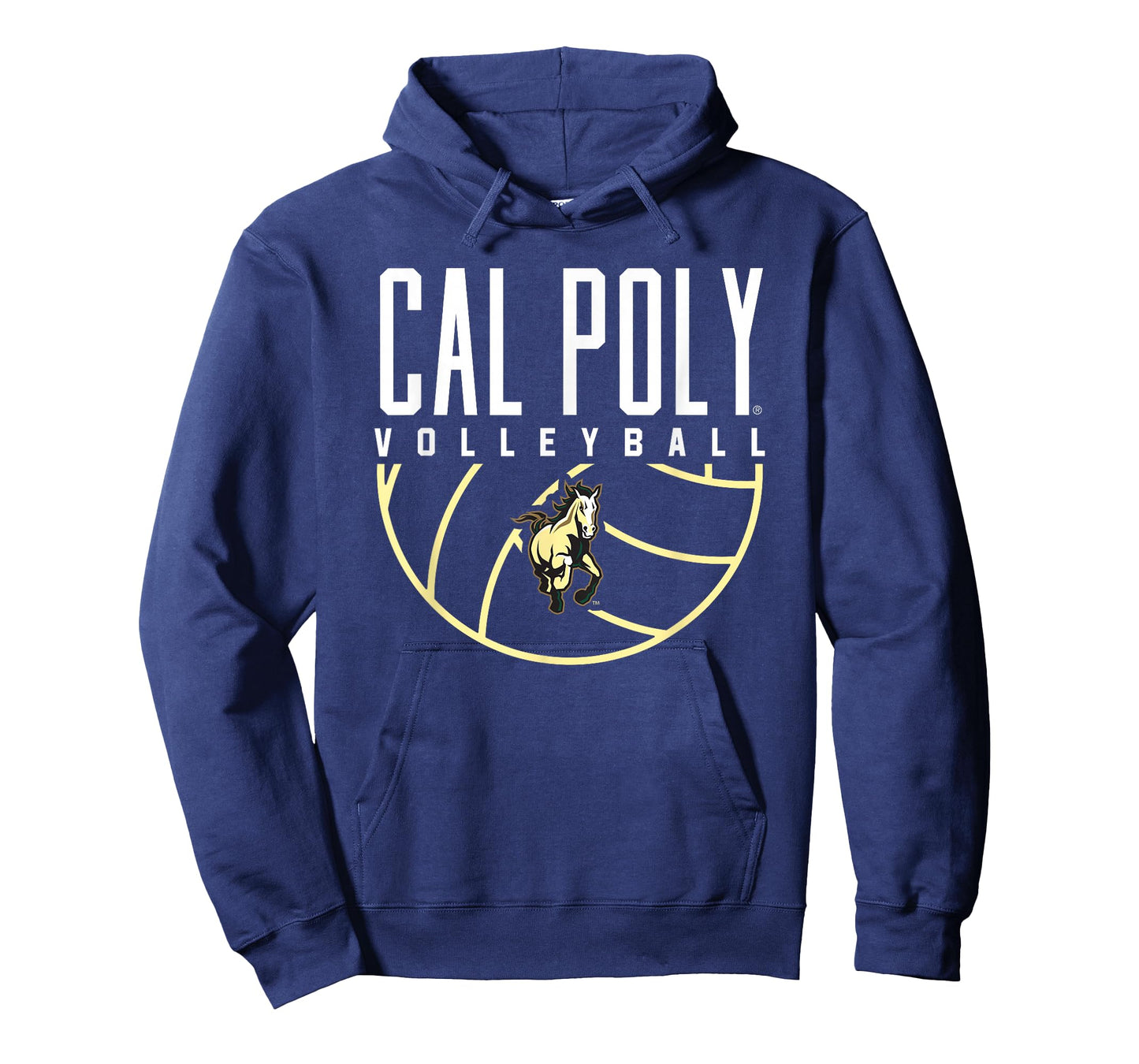 Cal Poly Mustangs Volleyball Arch T-Shirt