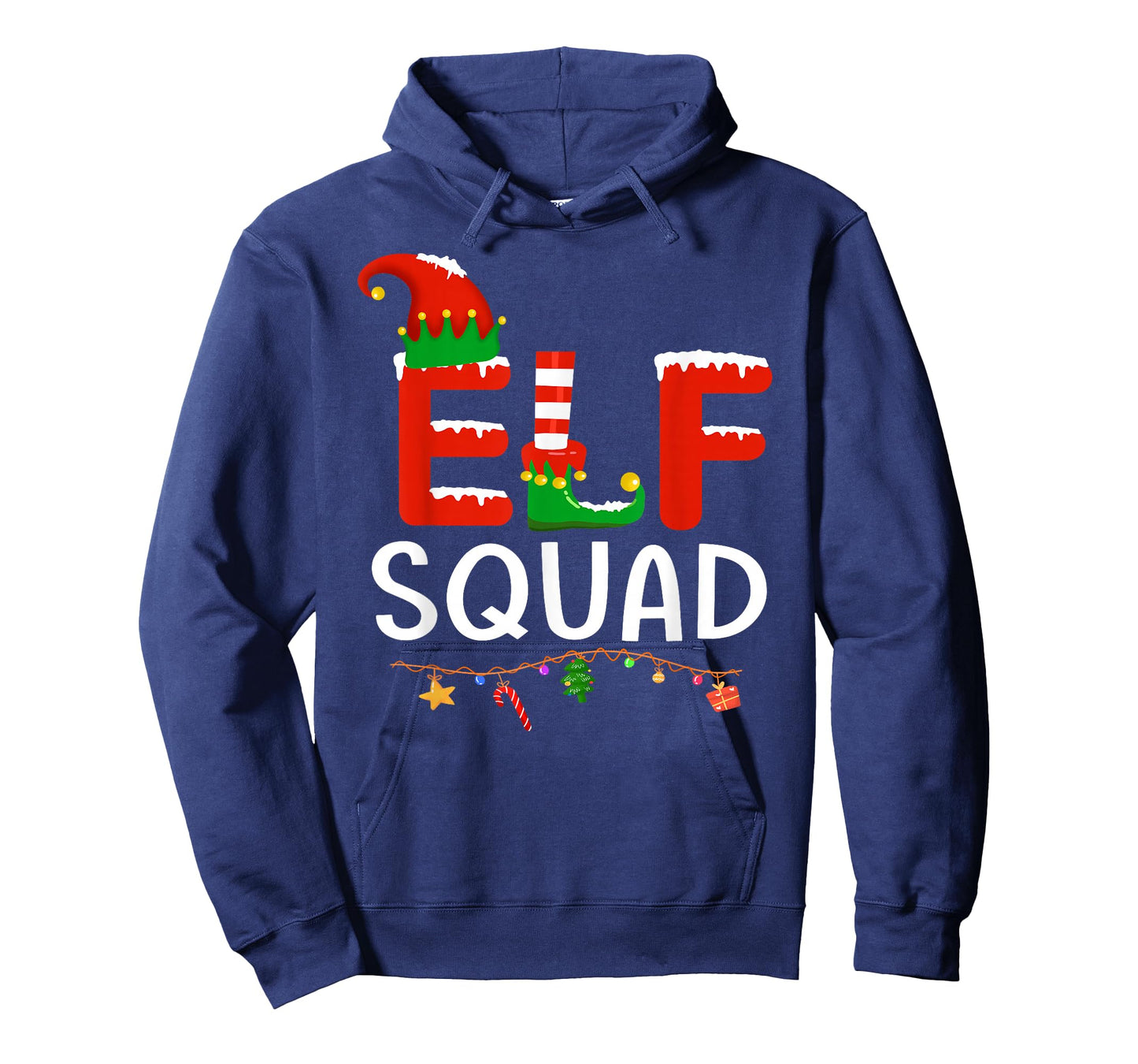 Elf Family Christmas Matching Pajamas Men Women Elf Squad T-Shirt