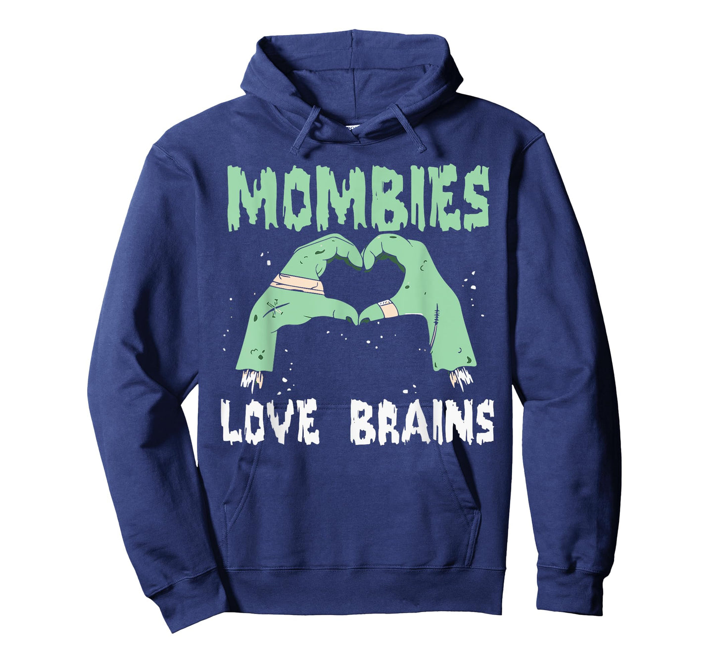 Mombies Love Brains Mom Halloween Costume Womens Zombie Cute T-Shirt
