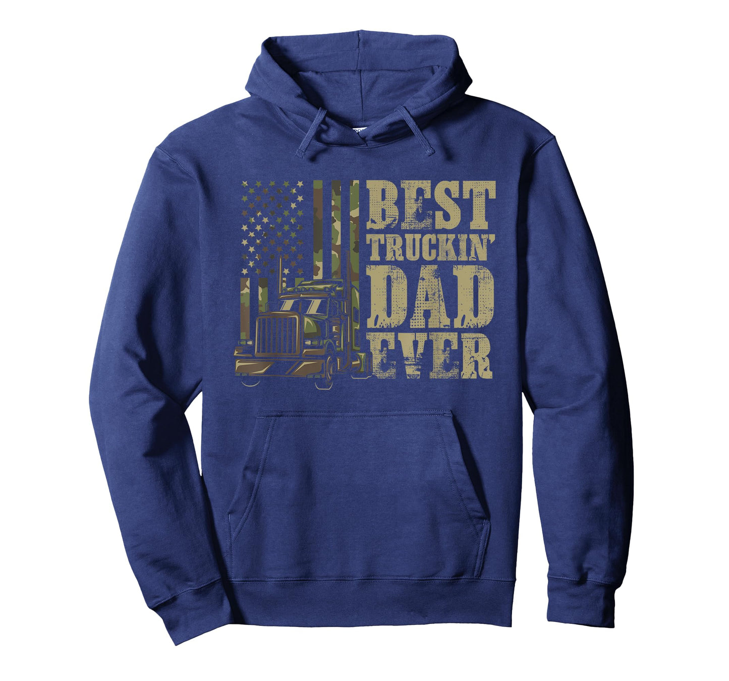 Best Trucking Dad Ever For A Trucker or Truck Driver Dad T-Shirt