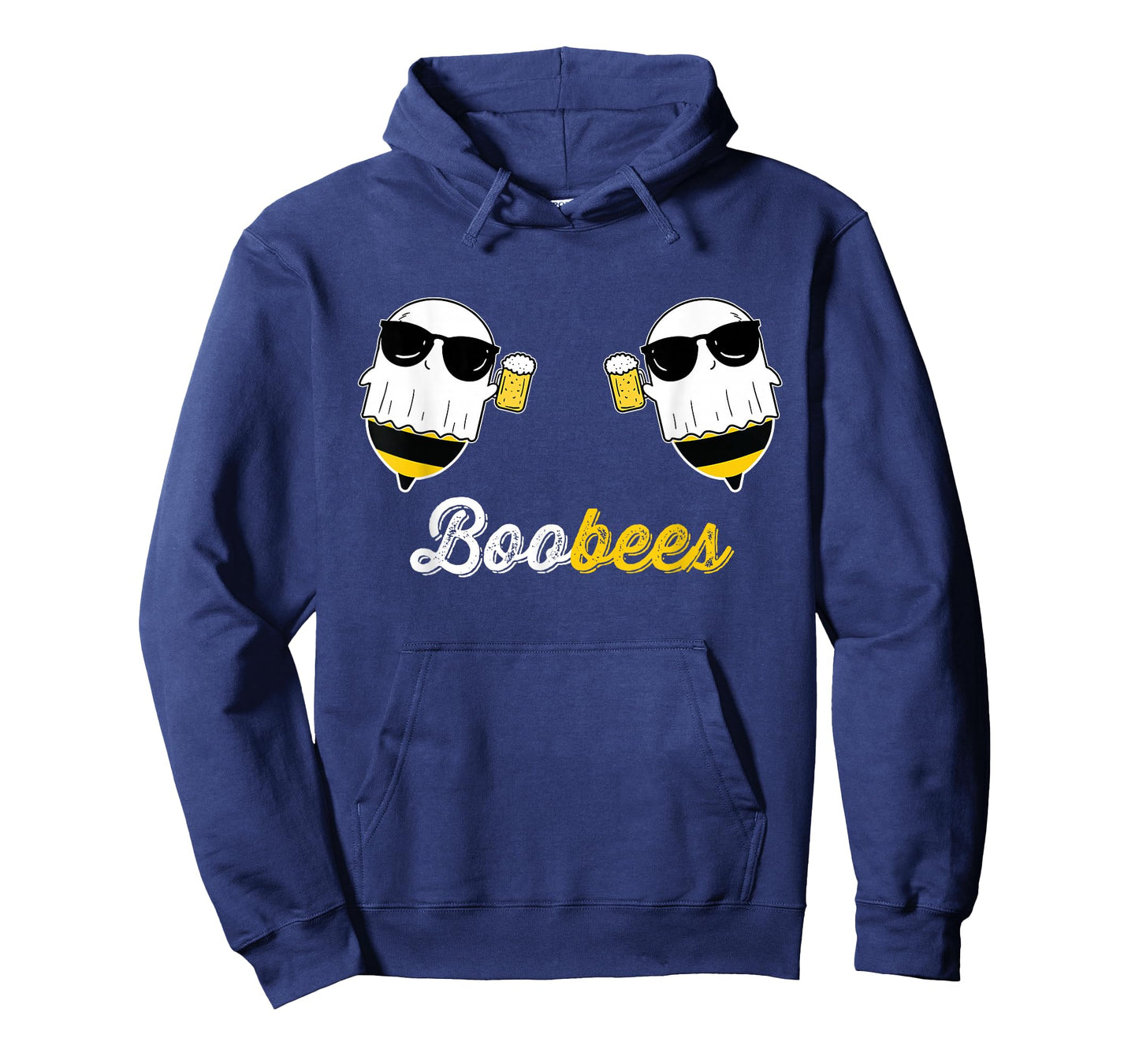 Boo Bees Halloween Costume Cute Ghost drinking Beer Funny T-Shirt