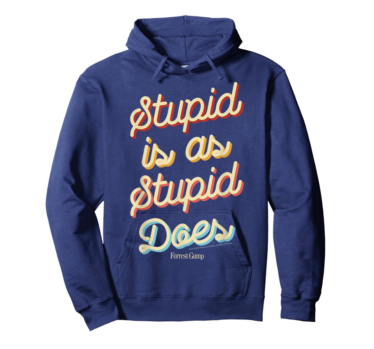Forrest Gump Stupid is As Stupid Does Script Text T-Shirt