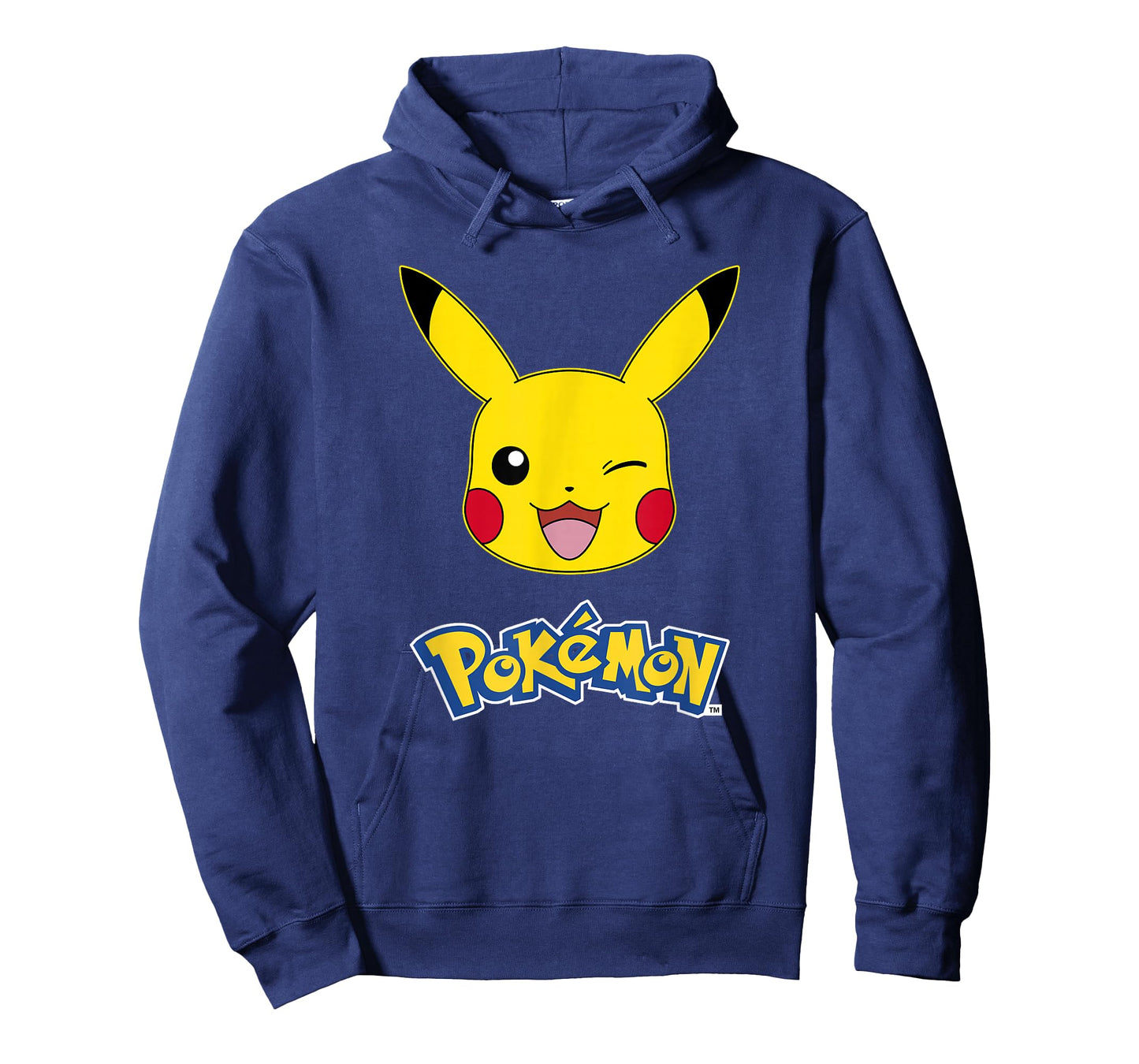 Pokémon Pikachu Wink Cute Face Official Logo T-Shirt