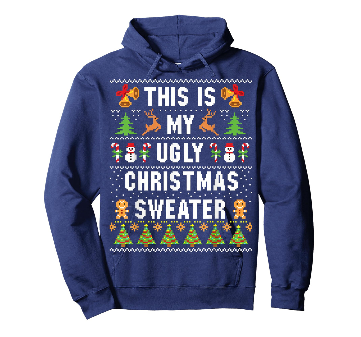This Is My Ugly Sweater Funny Christmas Short Sleeve T-Shirt