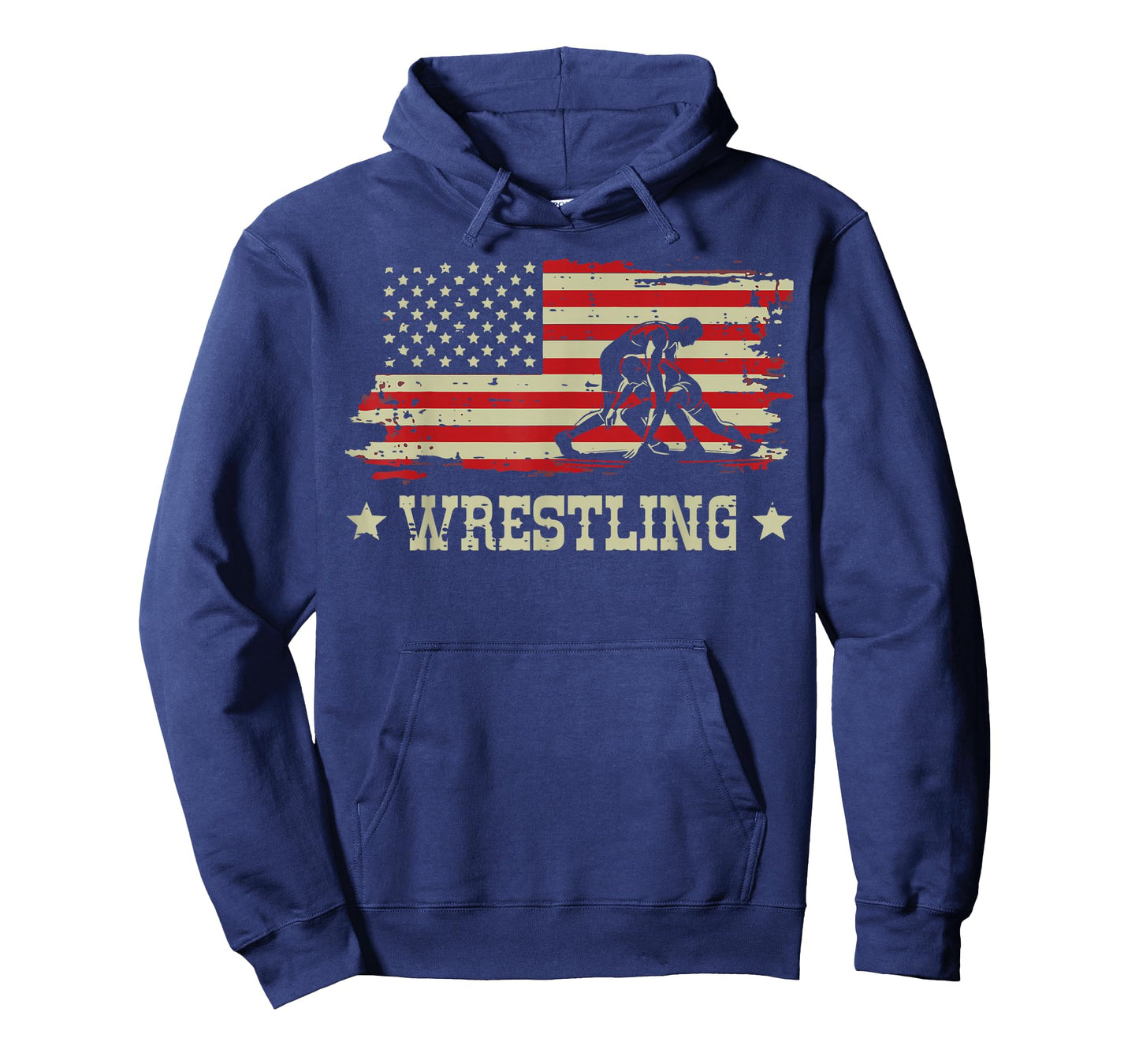 Wresting Takedown America Flag Wrestler Patriot Men Boys Kid T-Shirt