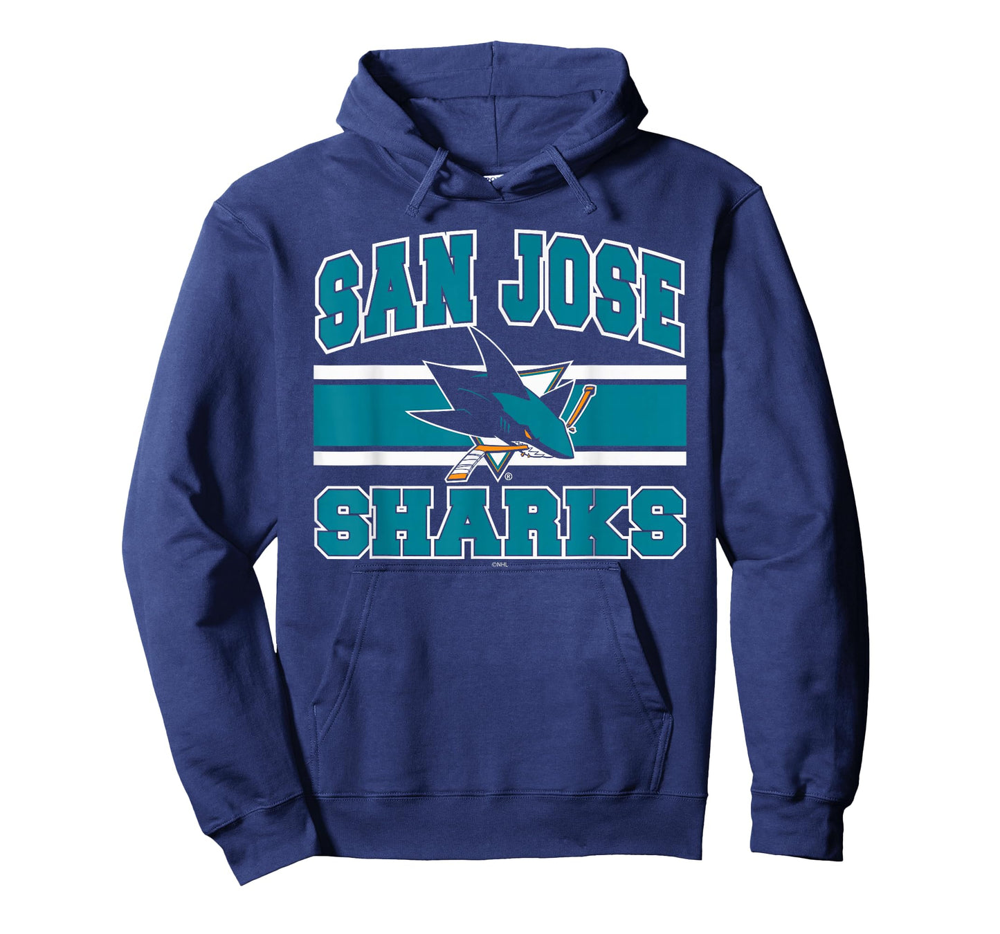 San Jose Sharks Stripe Black Officially Licensed T-Shirt