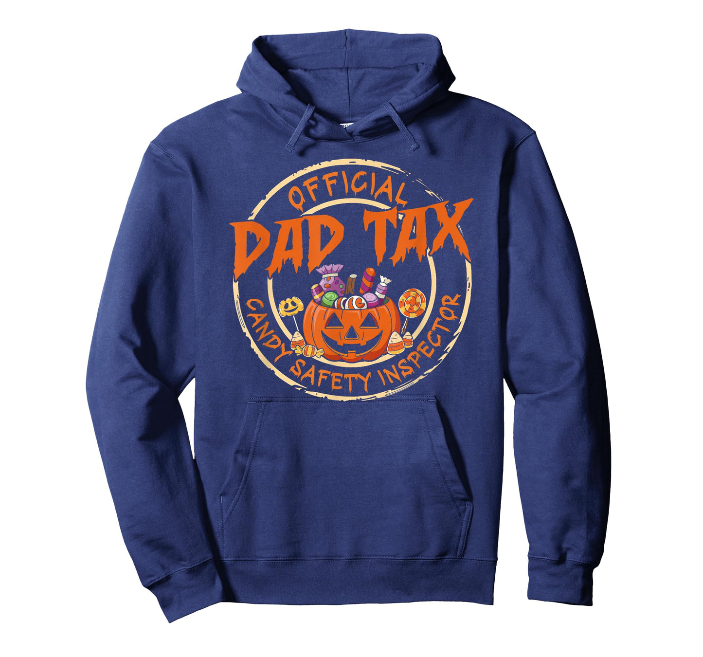 Dad Tax Halloween Candy Safety Inspector Pumpkin Dad Joke T-Shirt