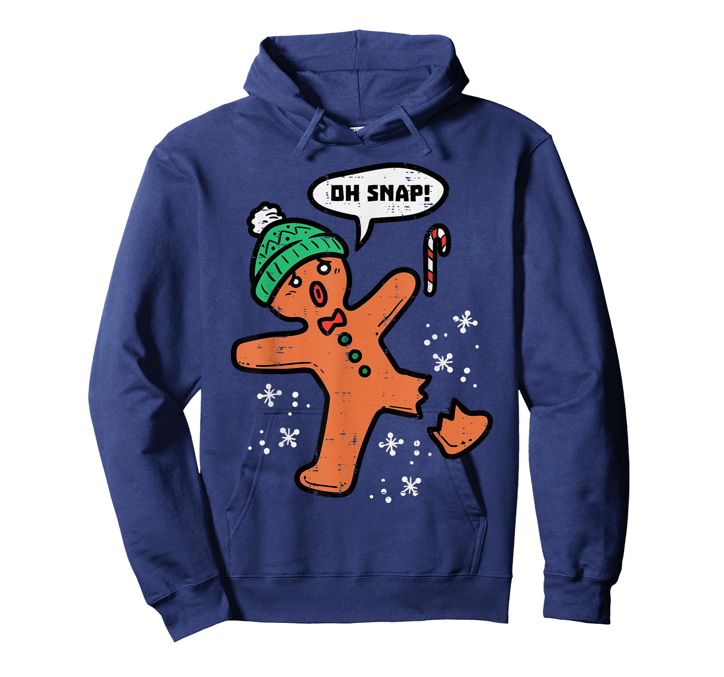 Oh Snap Gingerbread Man Funny Christmas Xmas Men Women Kids T-Shirt