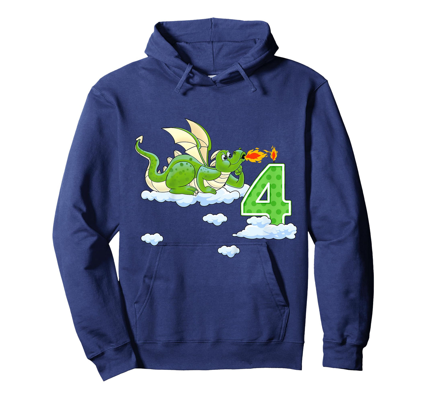 Kids Dragon 4 Year Old Birthday Outfit Boy Knight 4th Birthday T-Shirt