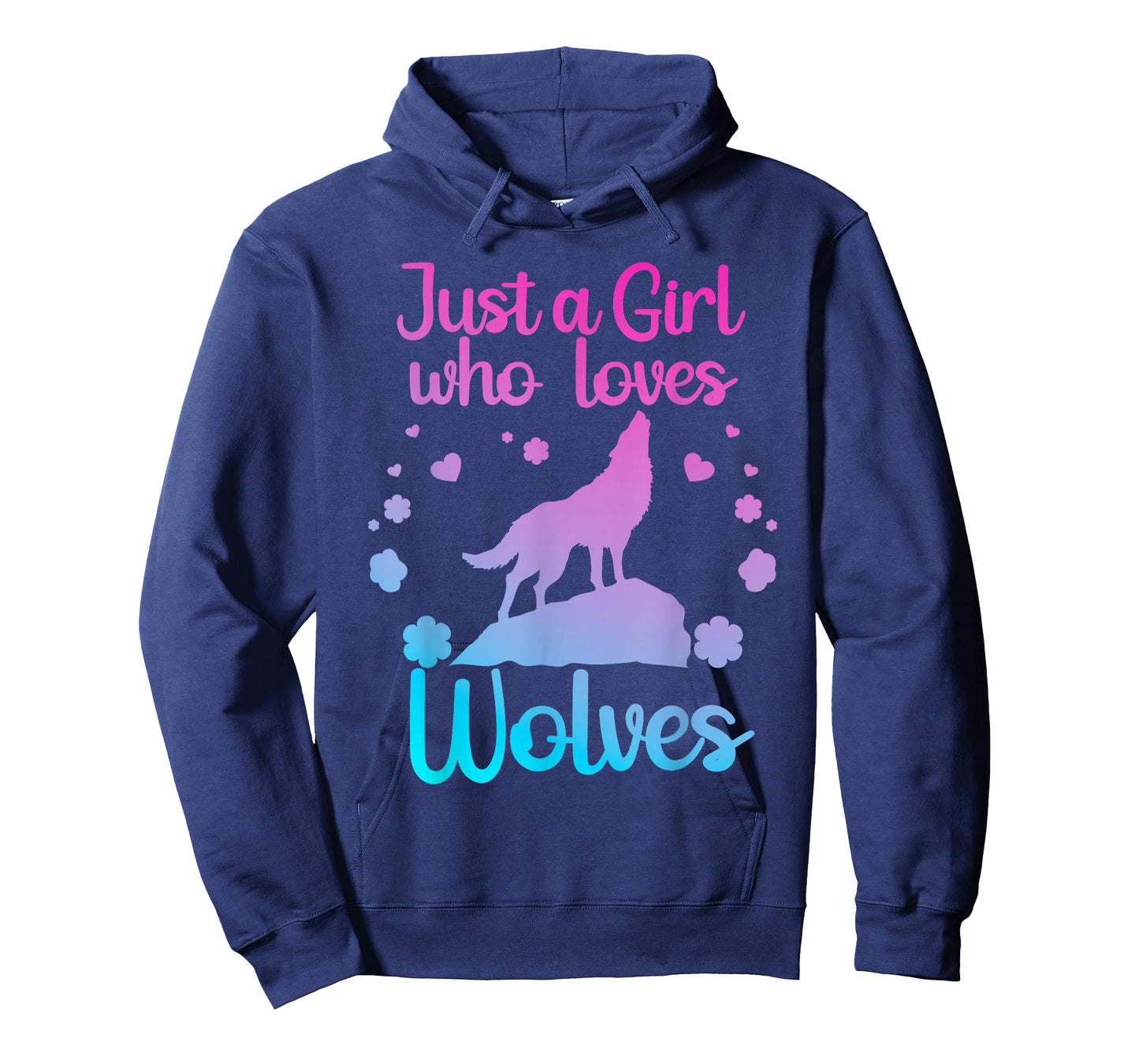 Cute Wolf Art for Women Girls Wof Pack Wolves Wolf Lover T-Shirt