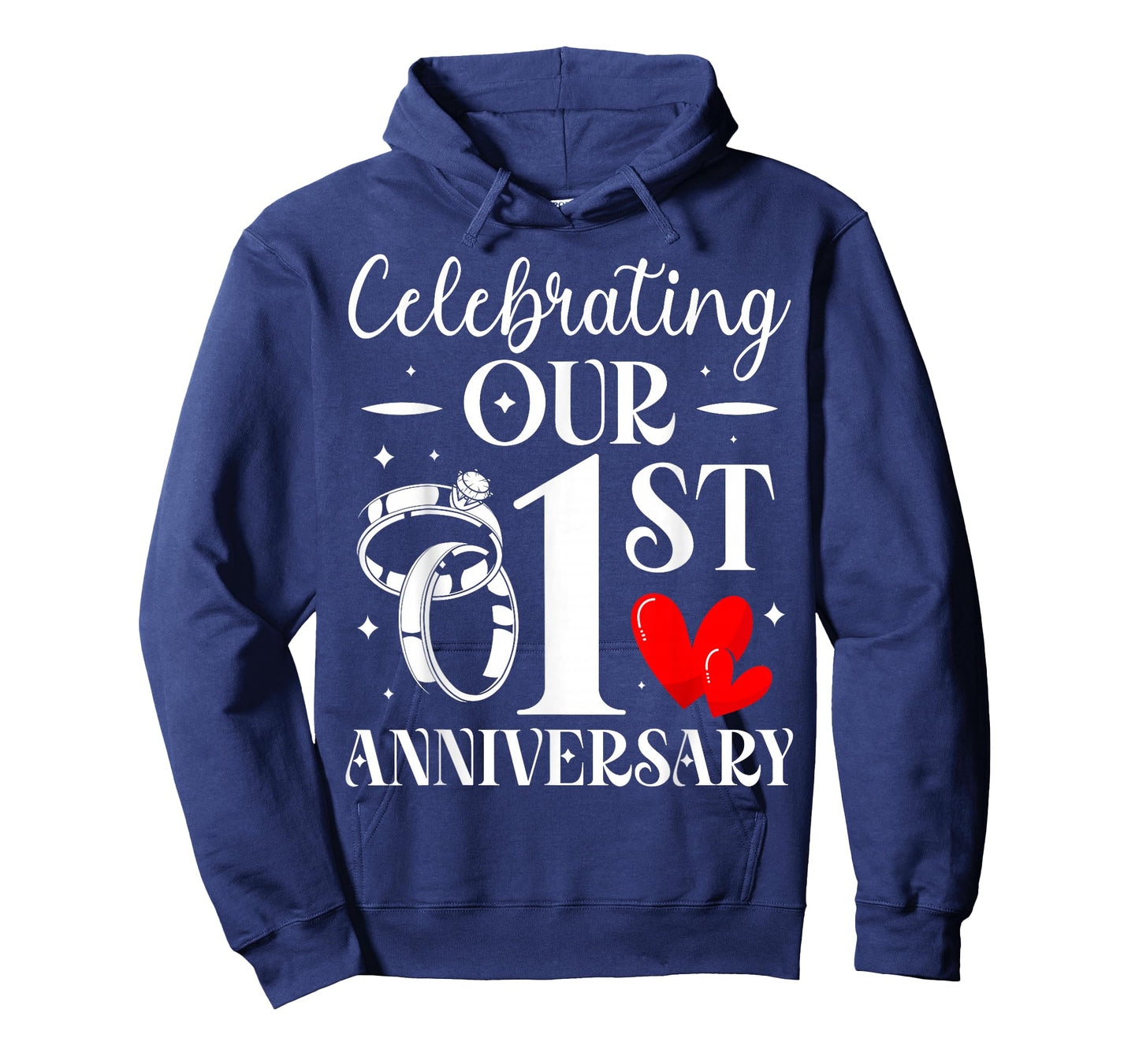 Celebrating Our 1st Wedding Anniversary 1 Year of Marriage T-Shirt