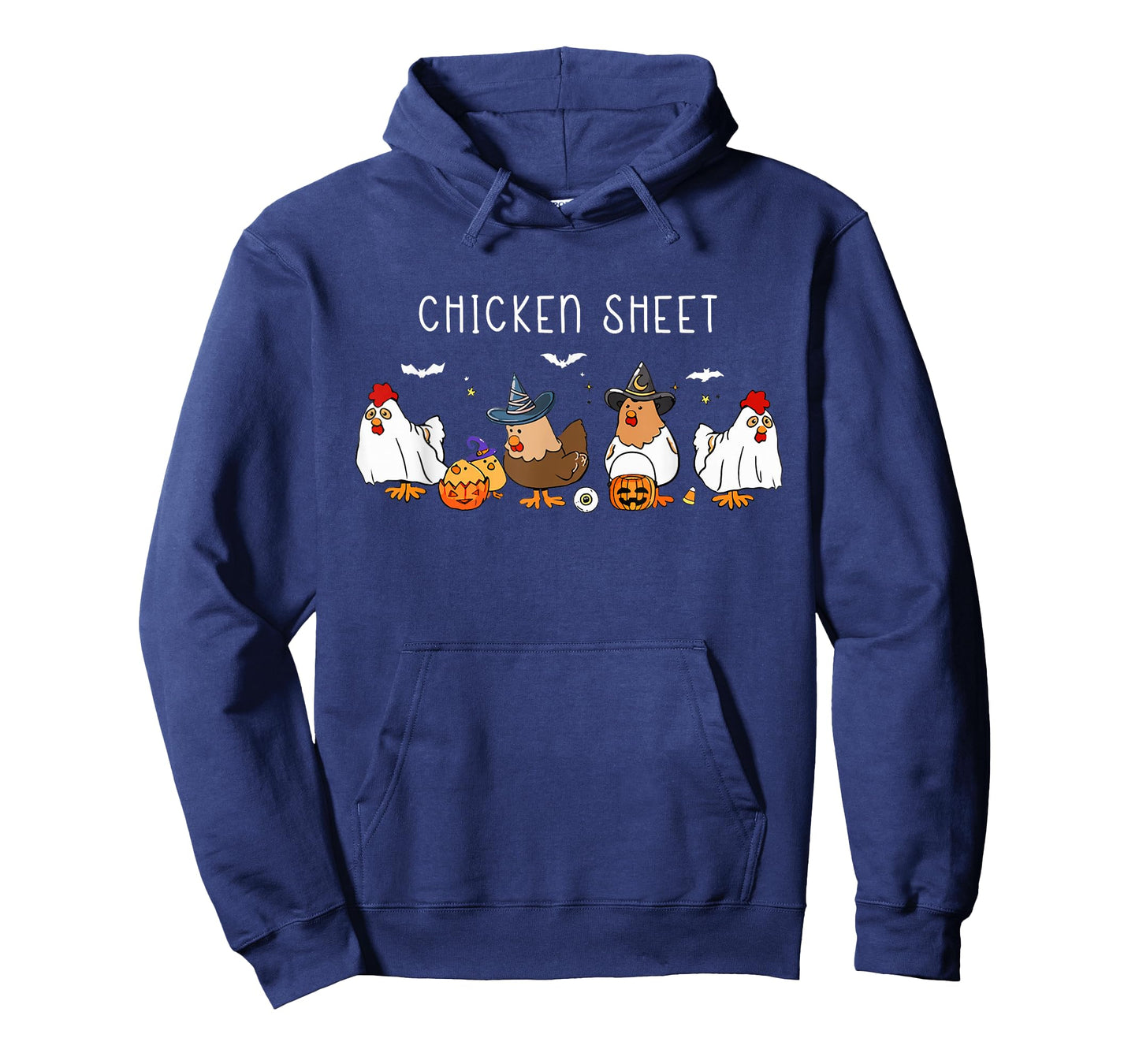 Funny Chickens Boo Ghost Farm Animal Halloween Chicken Sheet T-Shirt