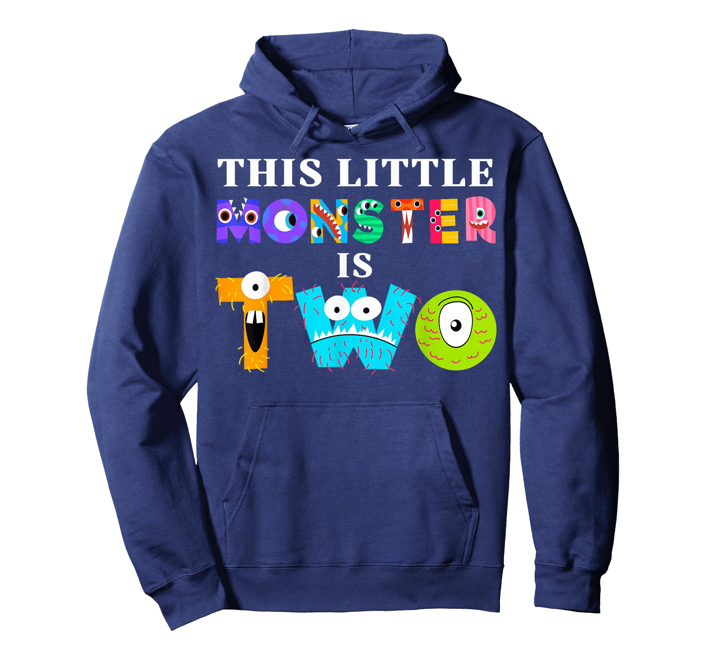 This Little Monster is Two 2nd Birthday Party Family Monster T-Shirt