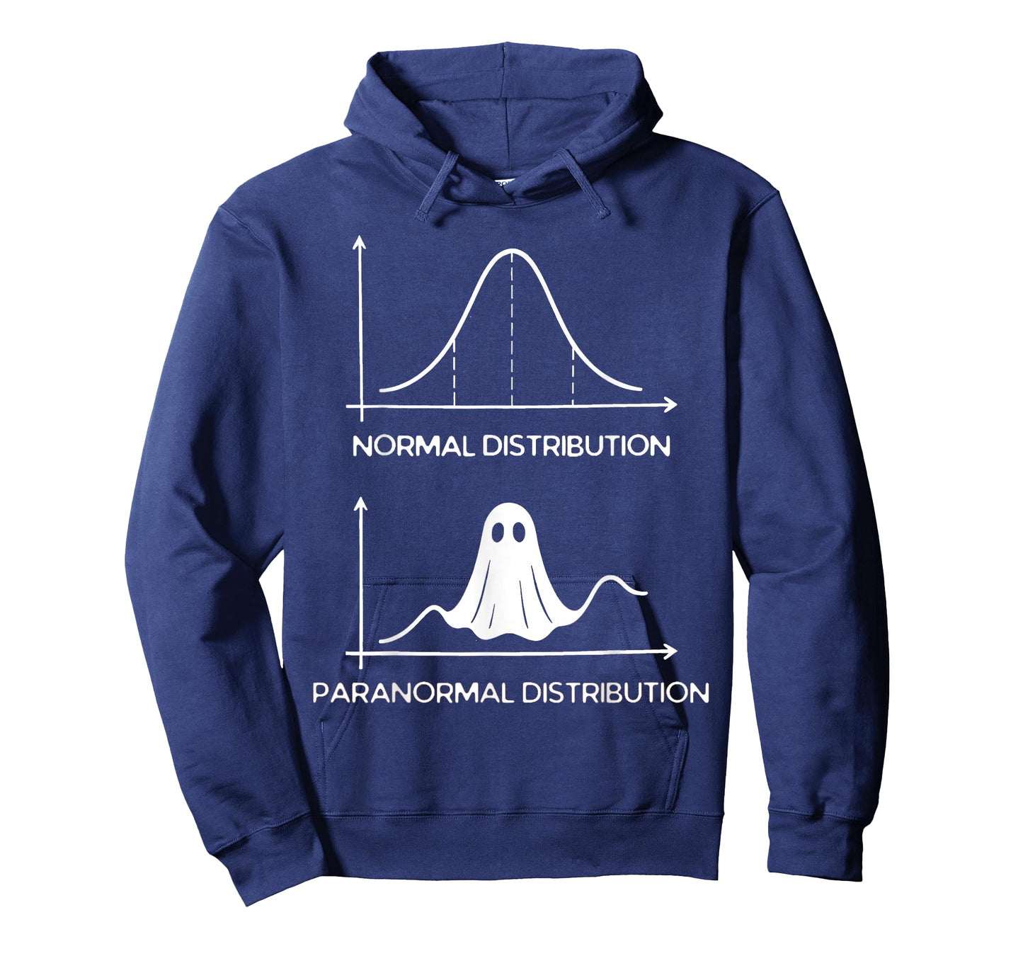 Funny Math Paranormal Distribution Halloween Joke T-Shirt