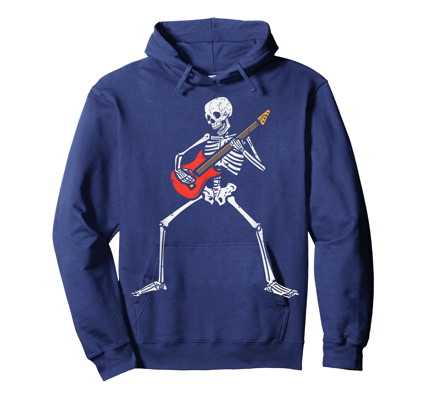 Halloween Skeleton Rocker Guitar Punk Rock Costume Men Women T-Shirt