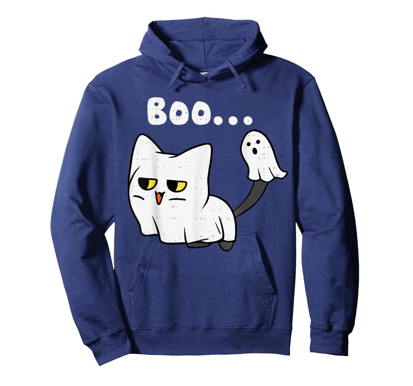 Cat Boo Ghost Cute Kitty Spooky Funny Halloween Meow Pet T-Shirt