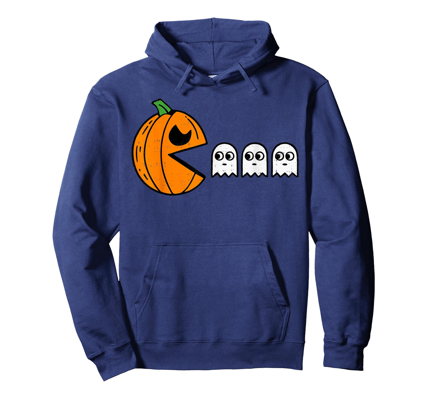 Pumpkin Eating Ghost Gamer Halloween Gaming Boys Teen Kids T-Shirt