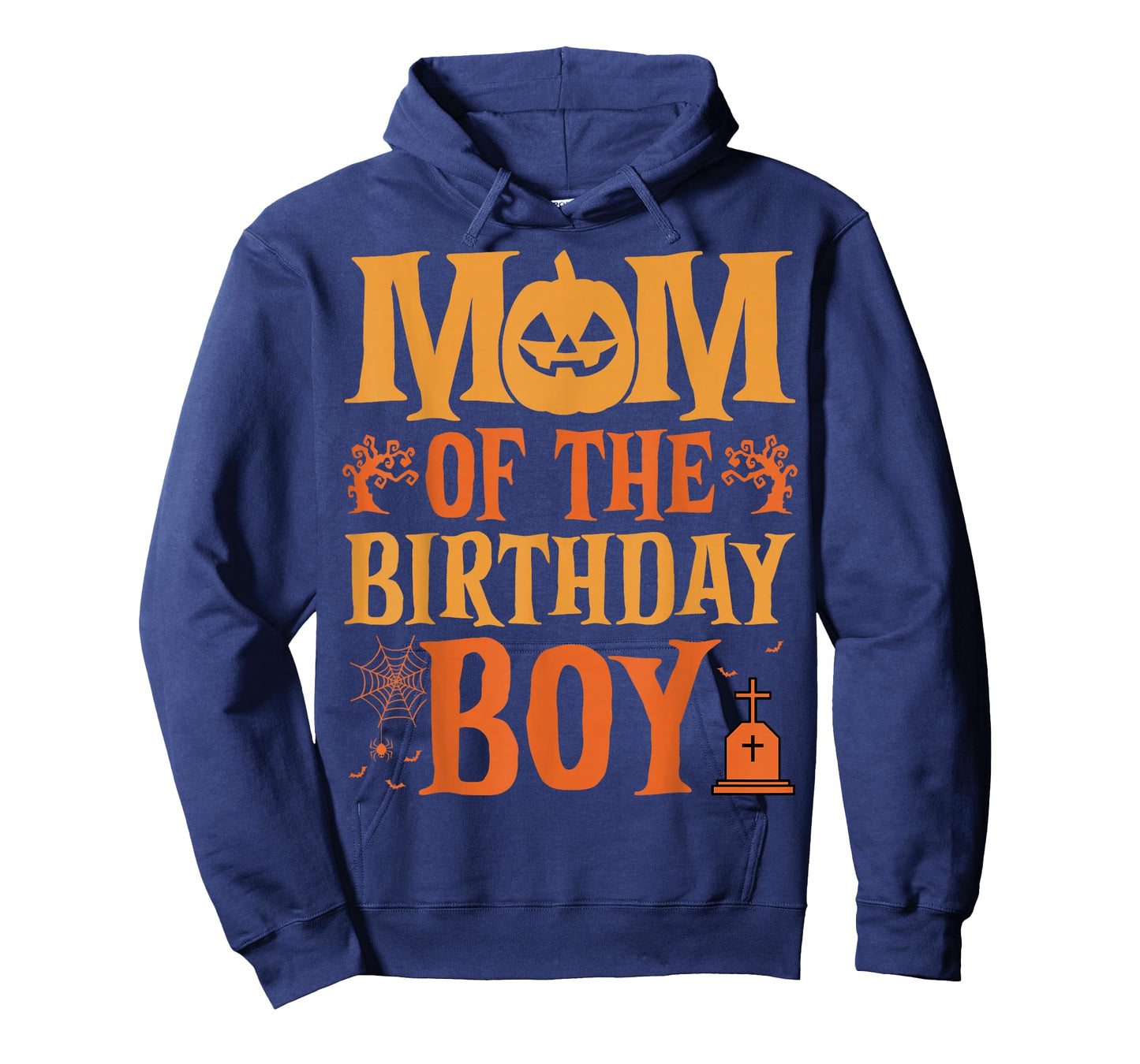 Mom of the Birthday Boy Ghost Spooky Pumkin Halloween T-Shirt