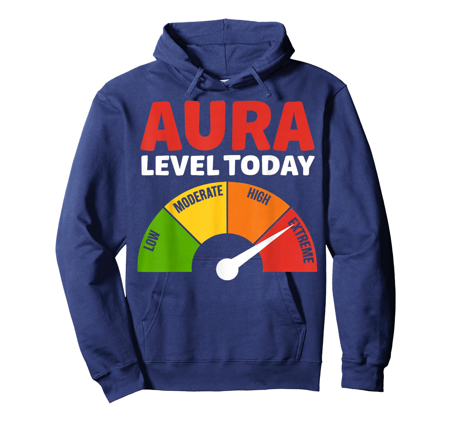 Aura Level Today Level Meter Farm Aura Funny Aura Farming T-Shirt