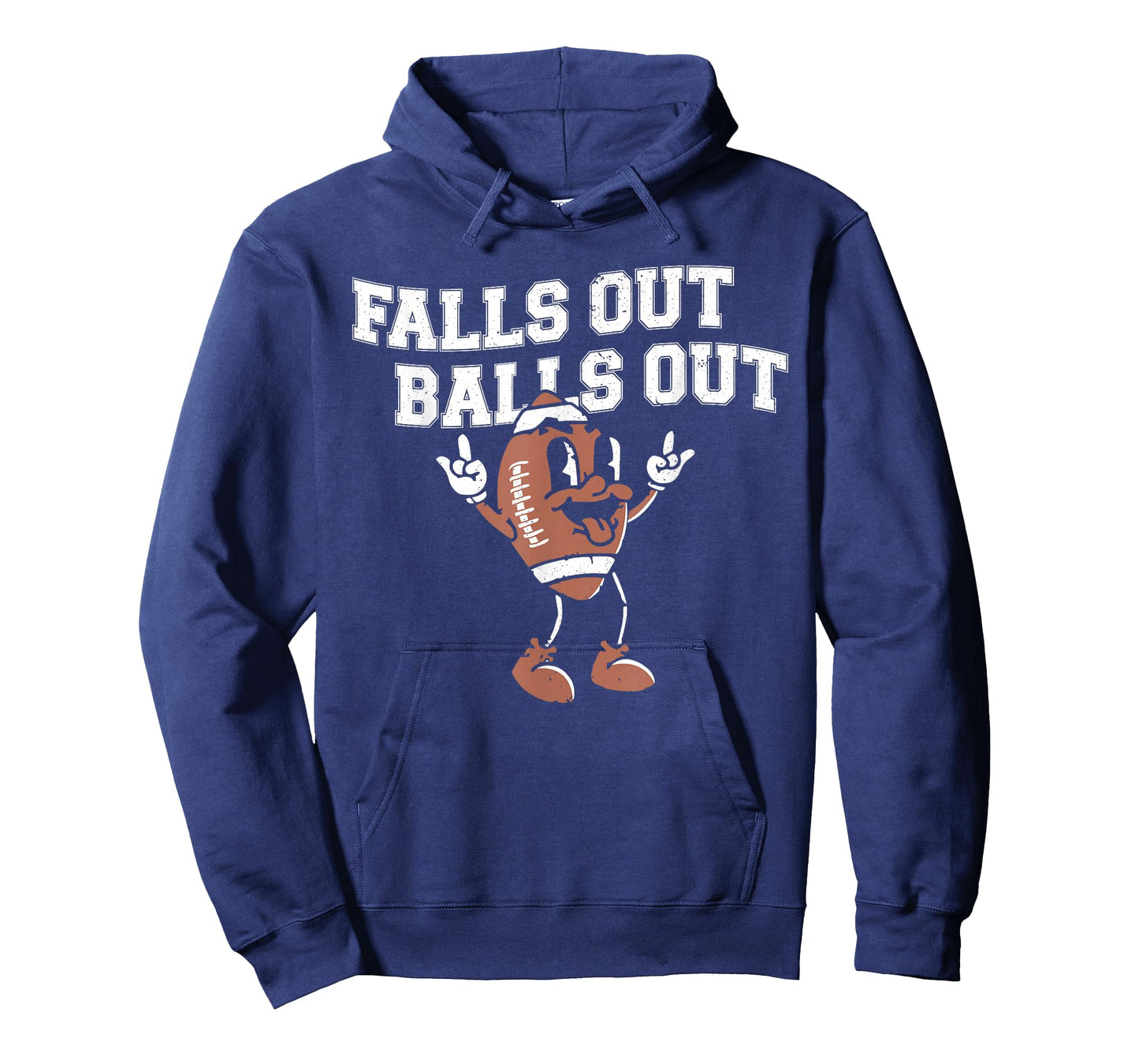 Falls Out Balls Out Touchdown Football Game Day Thanksgiving T-Shirt
