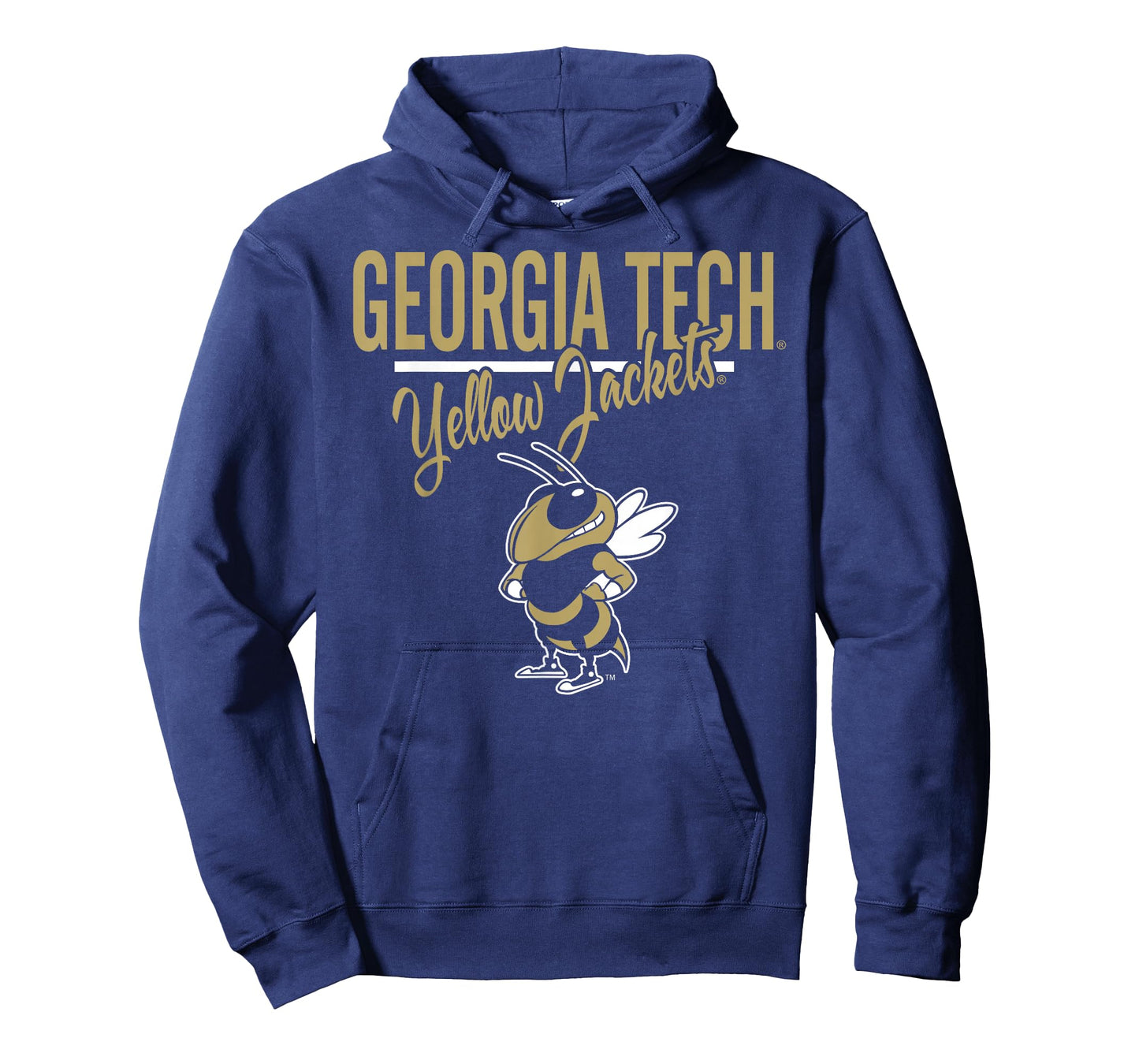 Georgia Tech Yellow Jackets Mascot Navy Officially Licensed T-Shirt