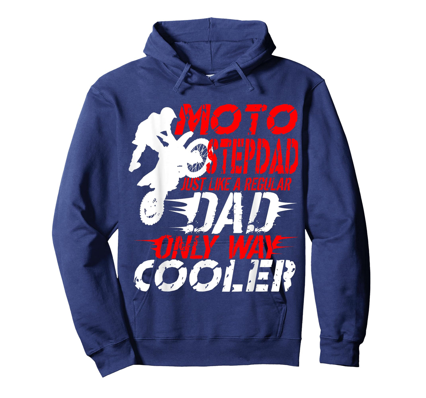 Step Dad Motocross Dirt Bike Stepson Fathers Day T-Shirt