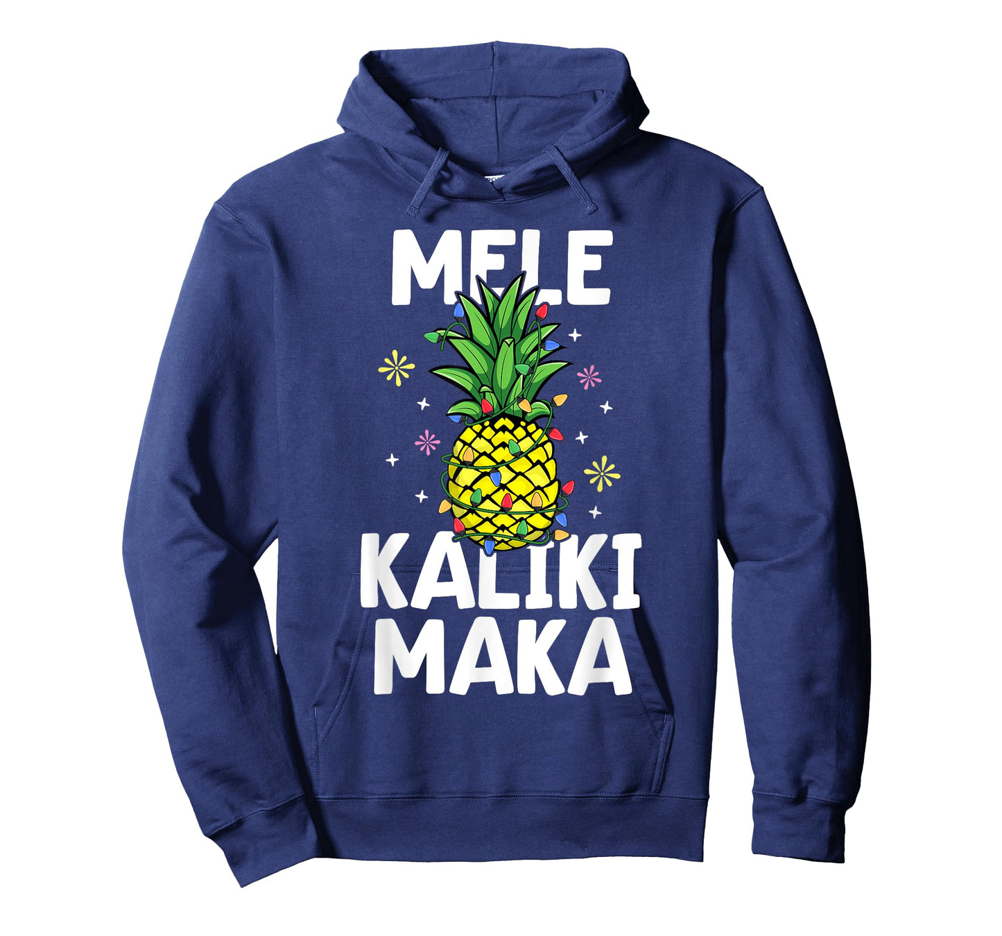 Mele Kalikimaka Tropical Christmas Pineapple Hawaii Xmas T-Shirt