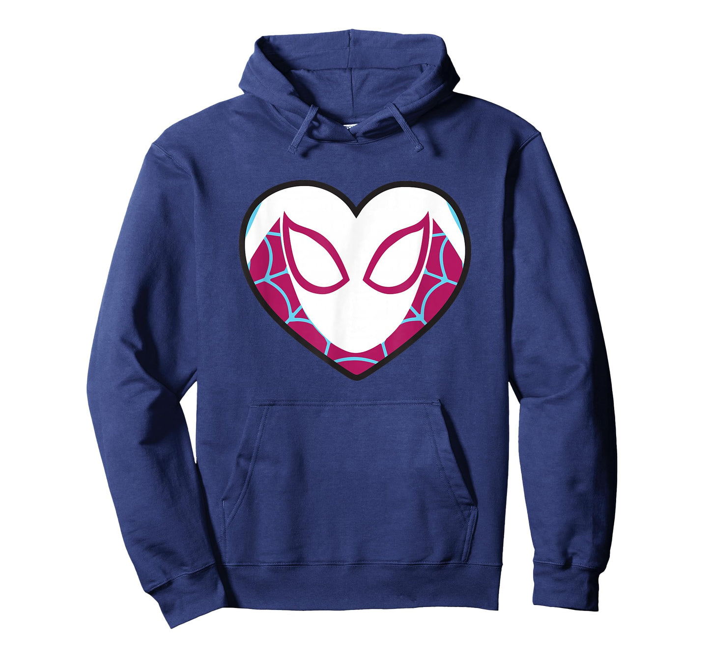 Marvel Spider-Man Ghost Spider Gwen Heart Mask Logo T-Shirt