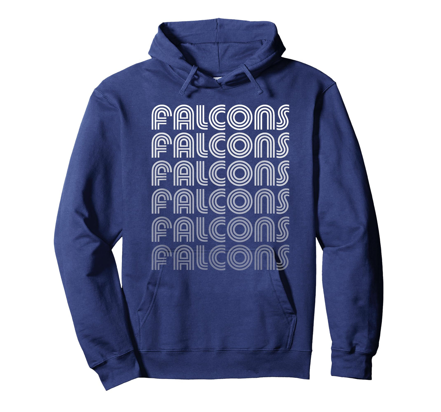 Vintage Animal Fan Vintage Falcons T-Shirt - Unisex-Adults, Unisex-Kids - Black - Small - Short Sleeve - Crew Neck - Classic Fit - Cotton, Polyester - Retro Modern - Sports - Vacation