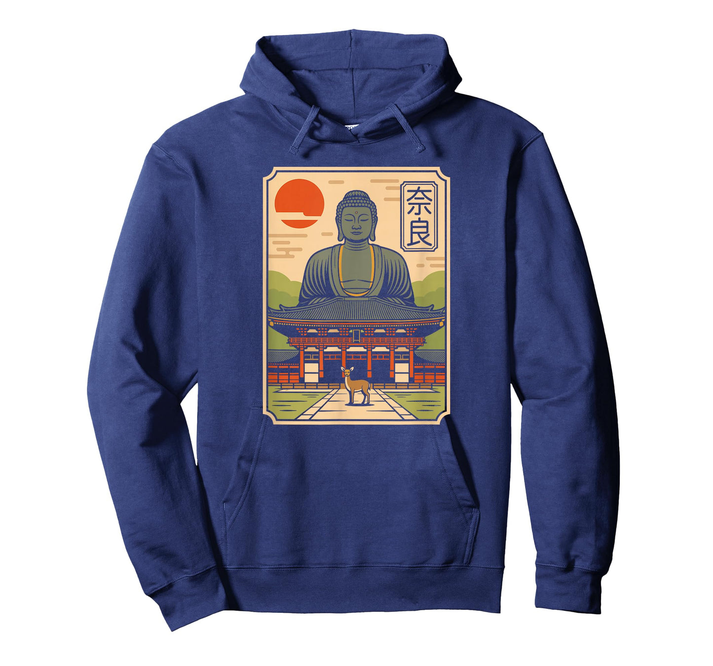 Nara Deer Japan Retro Todaiji Temple Japanese Kanji Souvenir T-Shirt