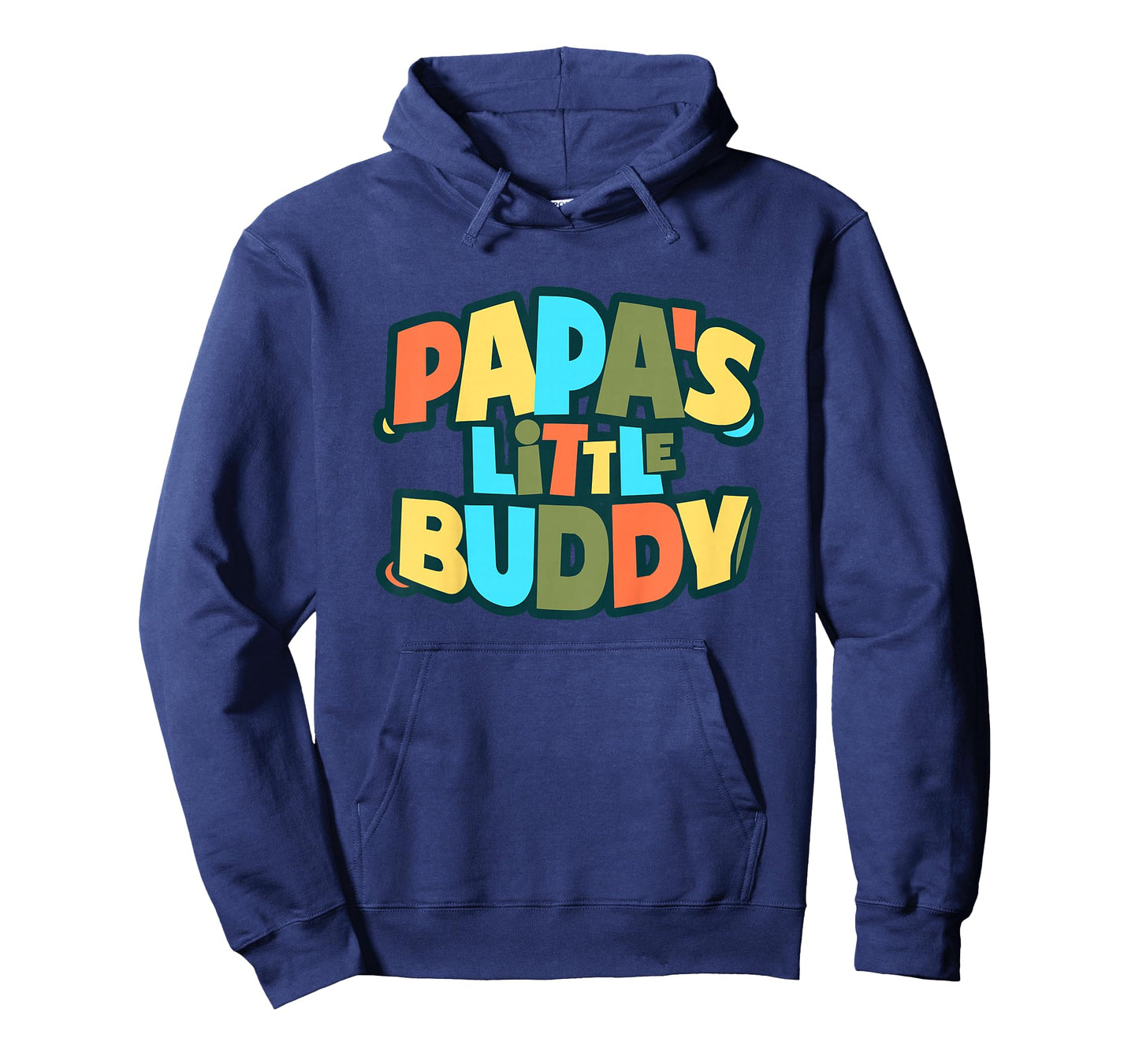 Kids Papa's Little Buddy Shirt Cute Toddlers Fathers Day Outfit T-Shirt