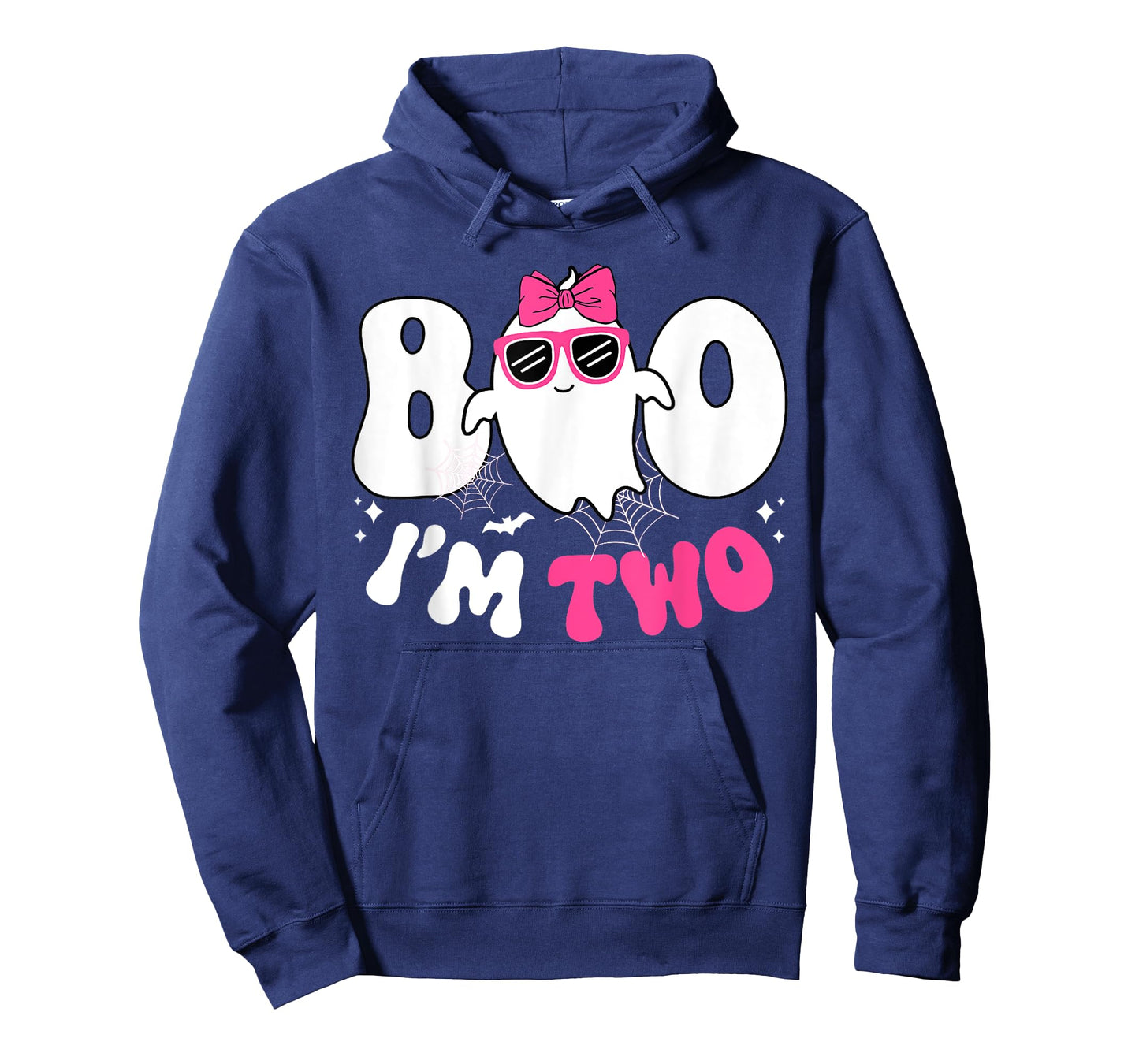 Kids Ghost Boo I'm Two 2nd Birthday Girl Halloween T-Shirt