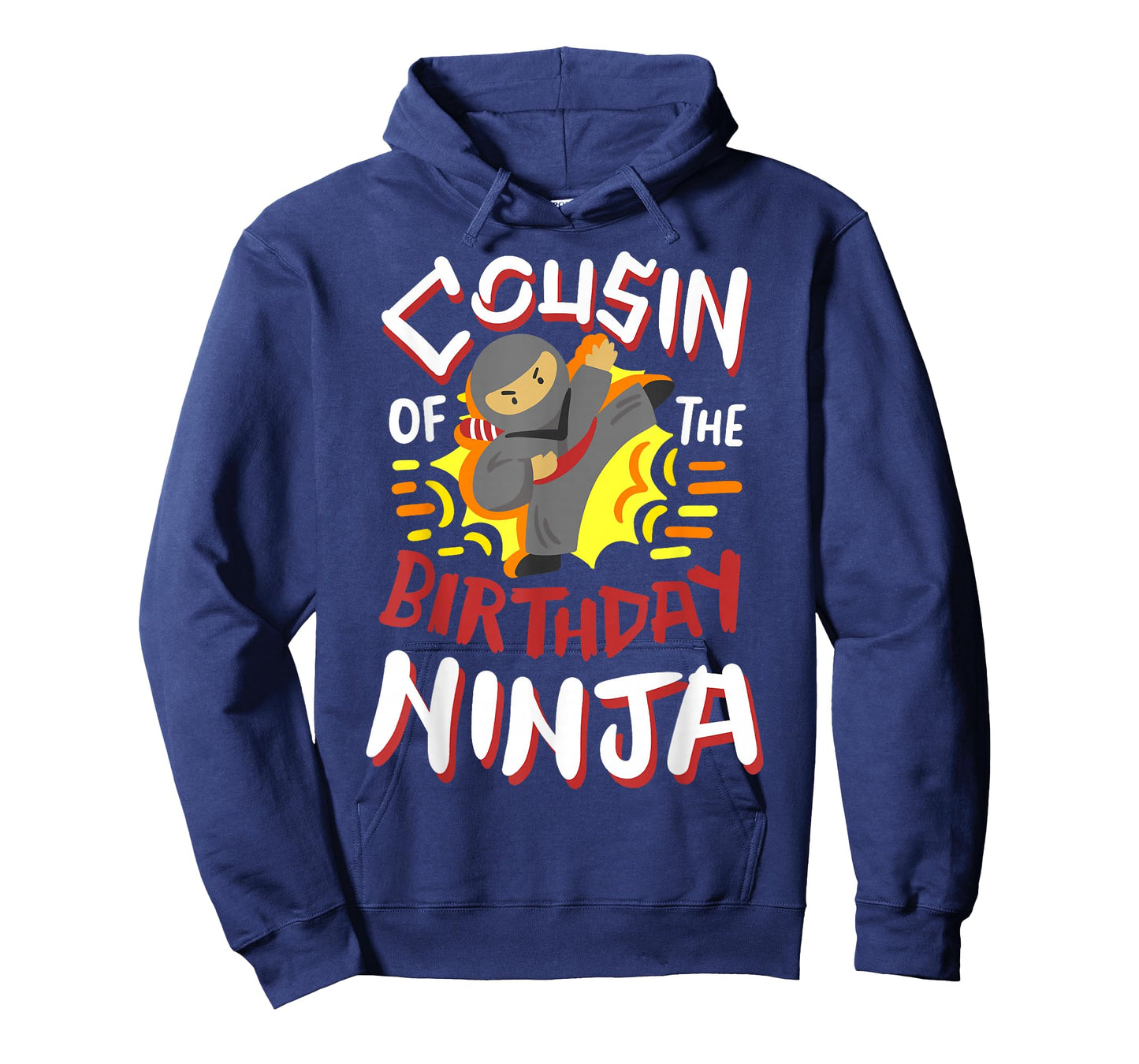 Cousin Of The Birthday Ninja Karate Kids Bday Party Family T-Shirt