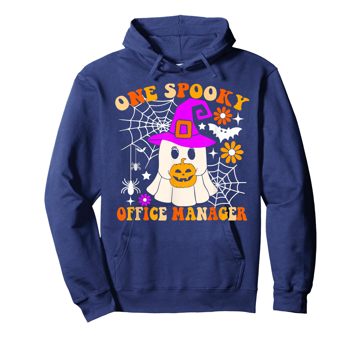 One Spooky Office Manager Funny Ghost Halloween Costume T-Shirt